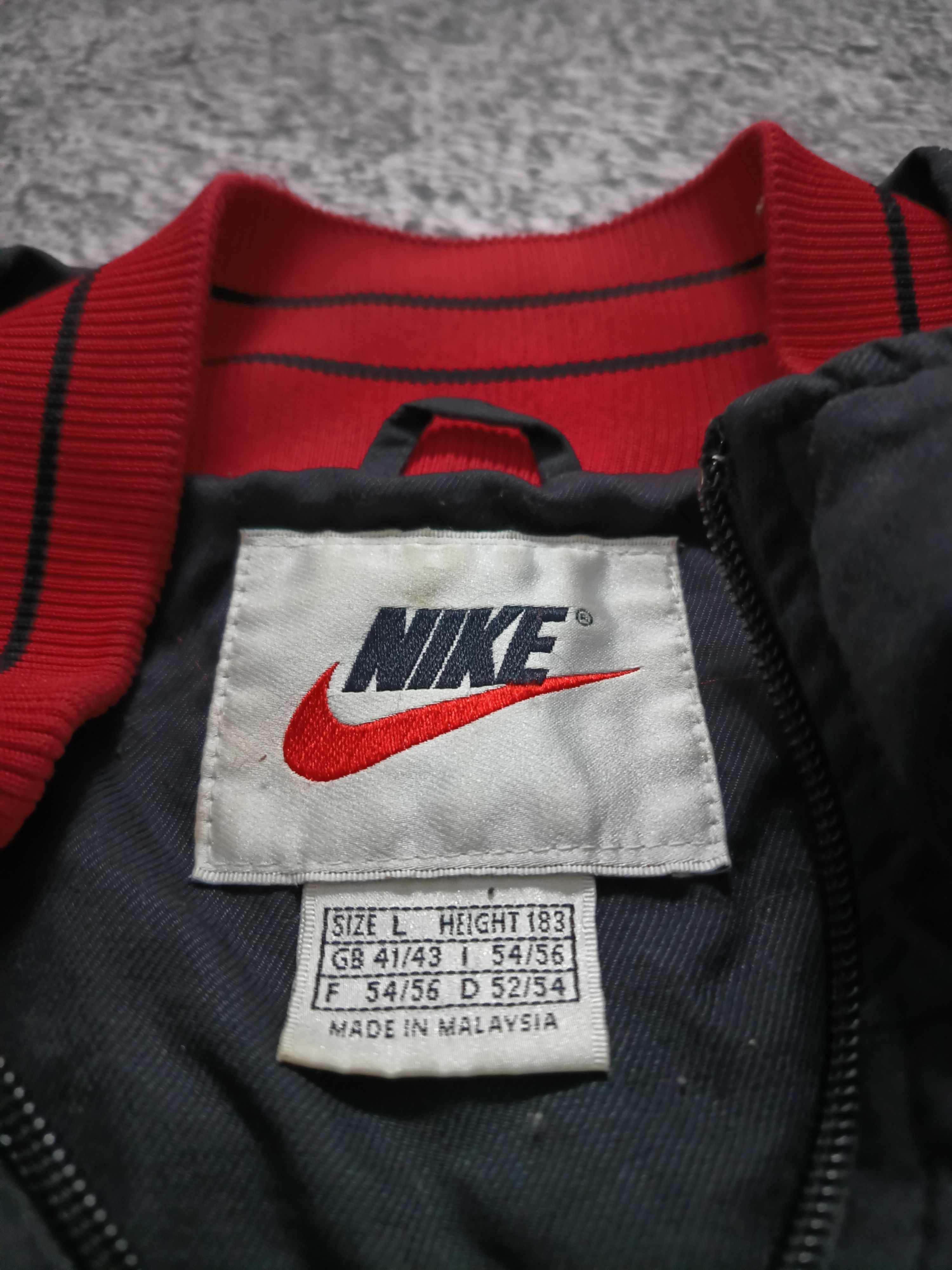 Nike × Vintage Vintage Rare Nike Drill 90’s y2k Windbraker Jacket Size US L / EU 52-54 / 3 - 8 Thumbnail
