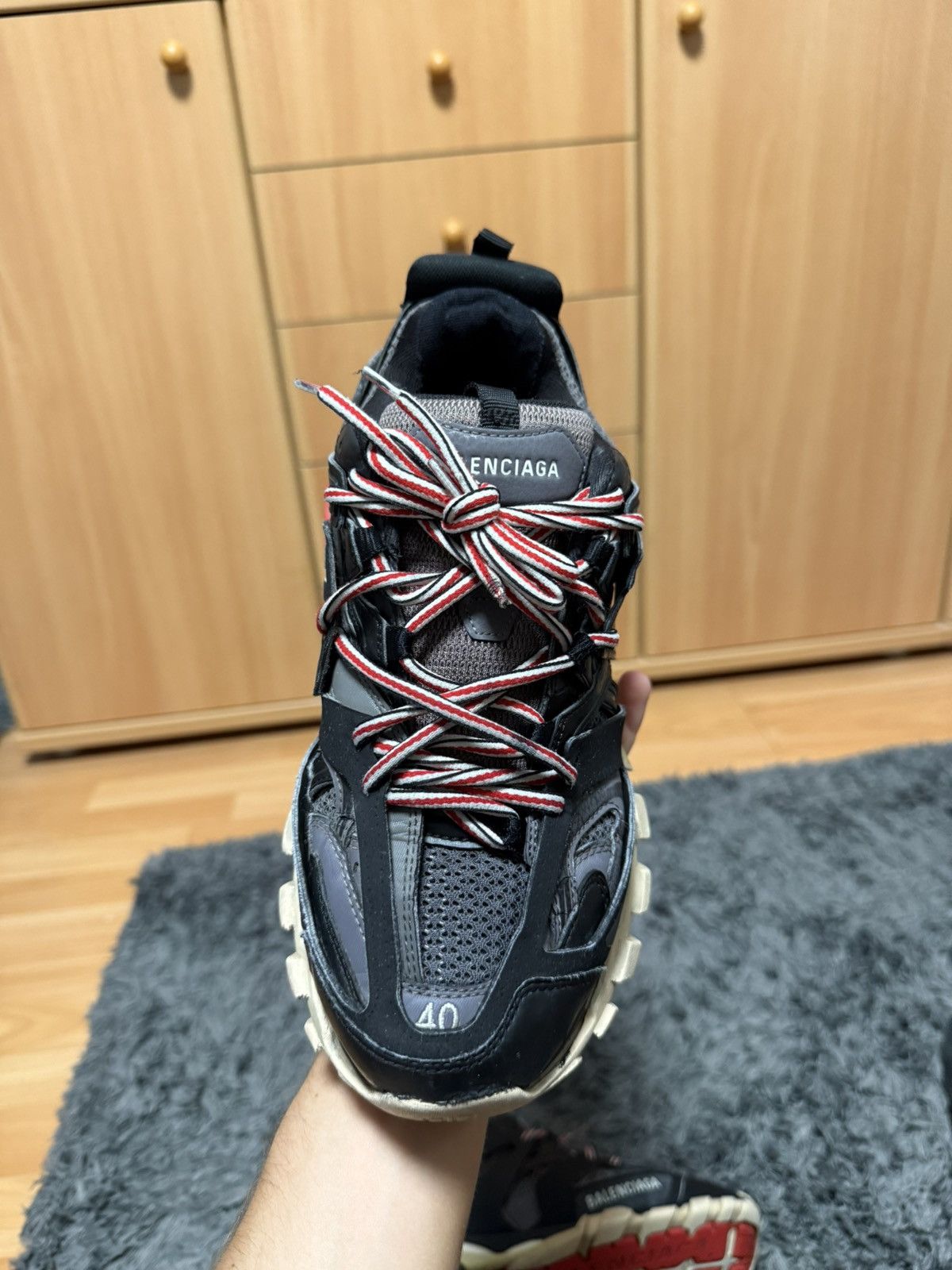 Balenciaga Balenciaga Track Trainer - bred Size US 7 / EU 40 - 4 Thumbnail