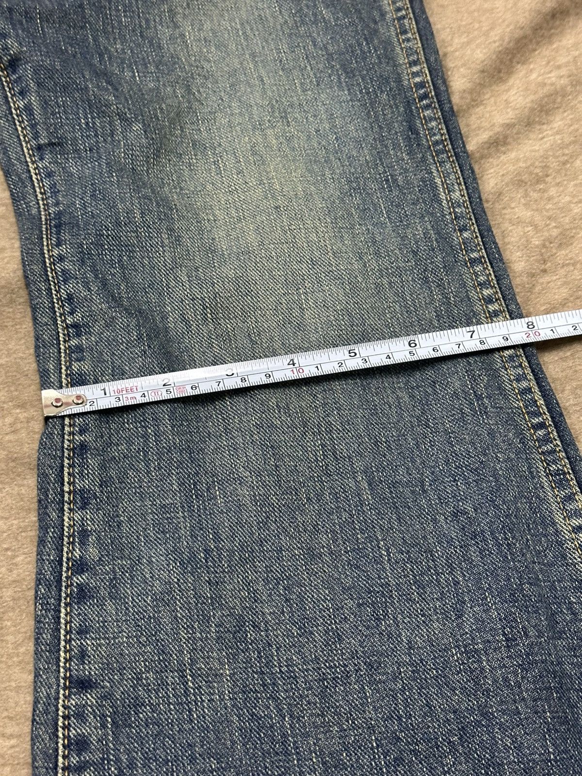 Big John × Japanese Brand × Vintage Vintage Big John Flare Bell Bottom Jean (Scovil Button) Size US 29 - 21 Thumbnail