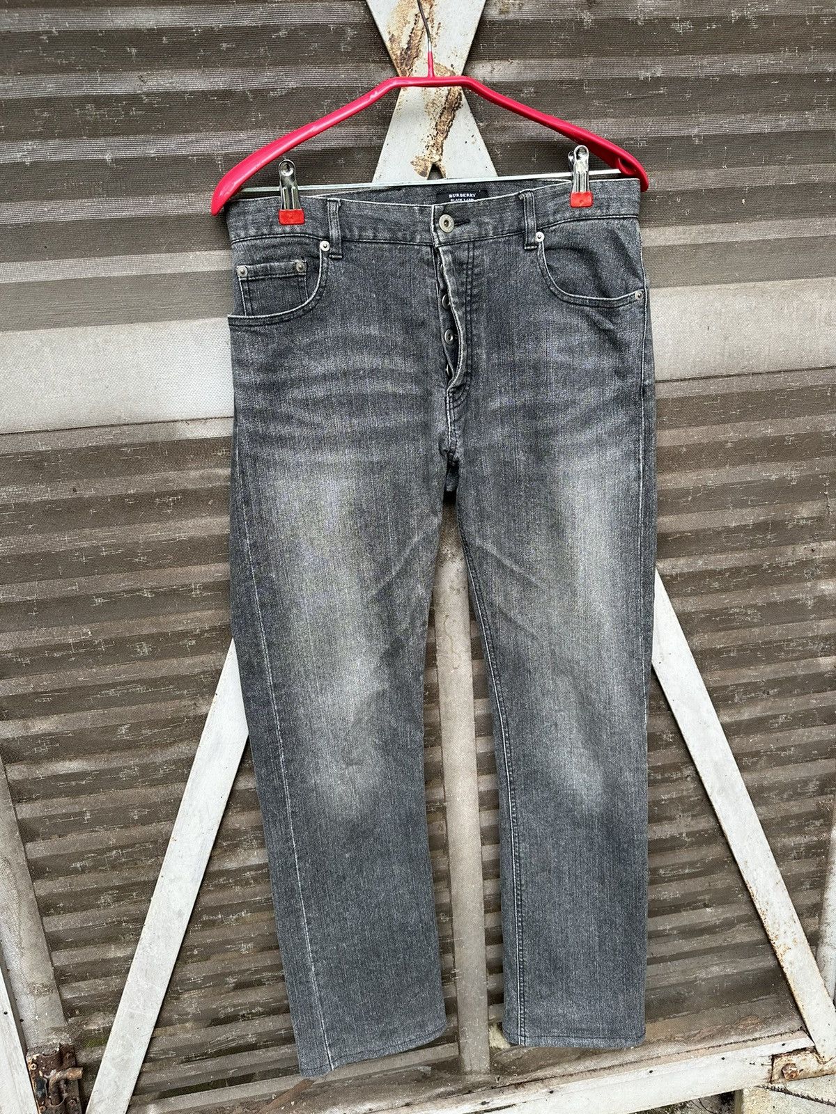Burberry 👹Burberry Black Label Slim Straight Cut Jeans Size US 30 / EU 46 - 10 Thumbnail