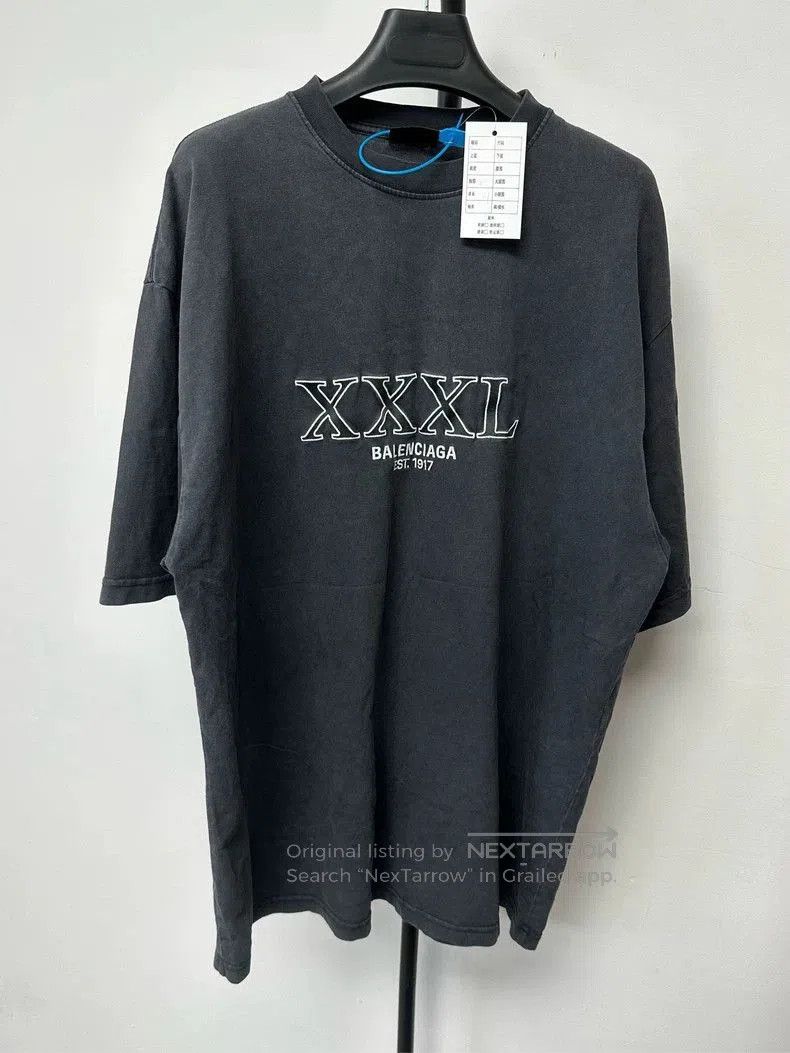 Balenciaga Balenciaga FW22 XXXL Print Short Sleeve T-Shirt - dmc. Size US XXL / EU 58 / 5 - 1 Thumbnail