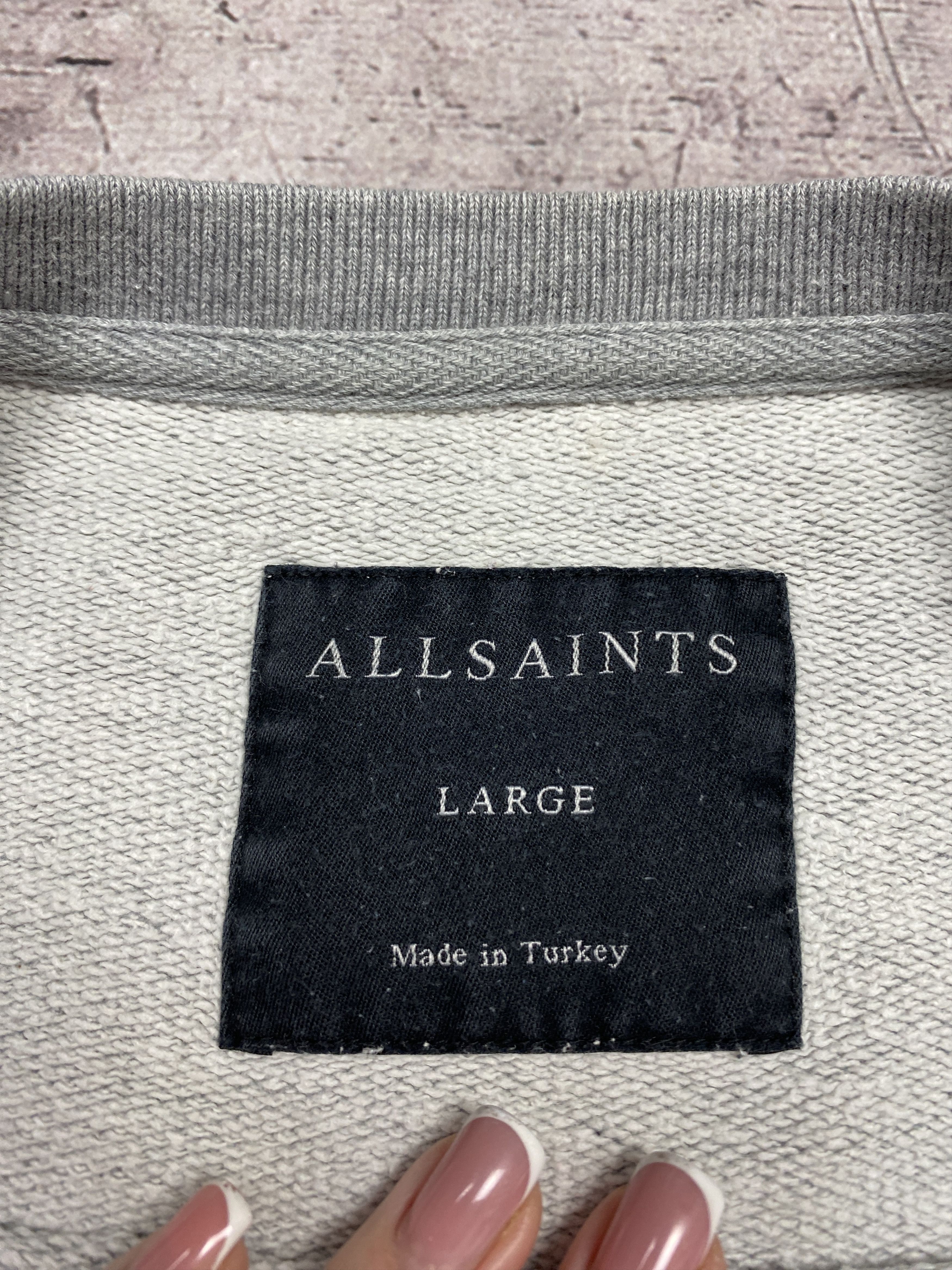 Allsaints Allsaints Mens Wilde Crew Neck Sweatshirt Size US L / EU 52-54 / 3 - 4 Thumbnail