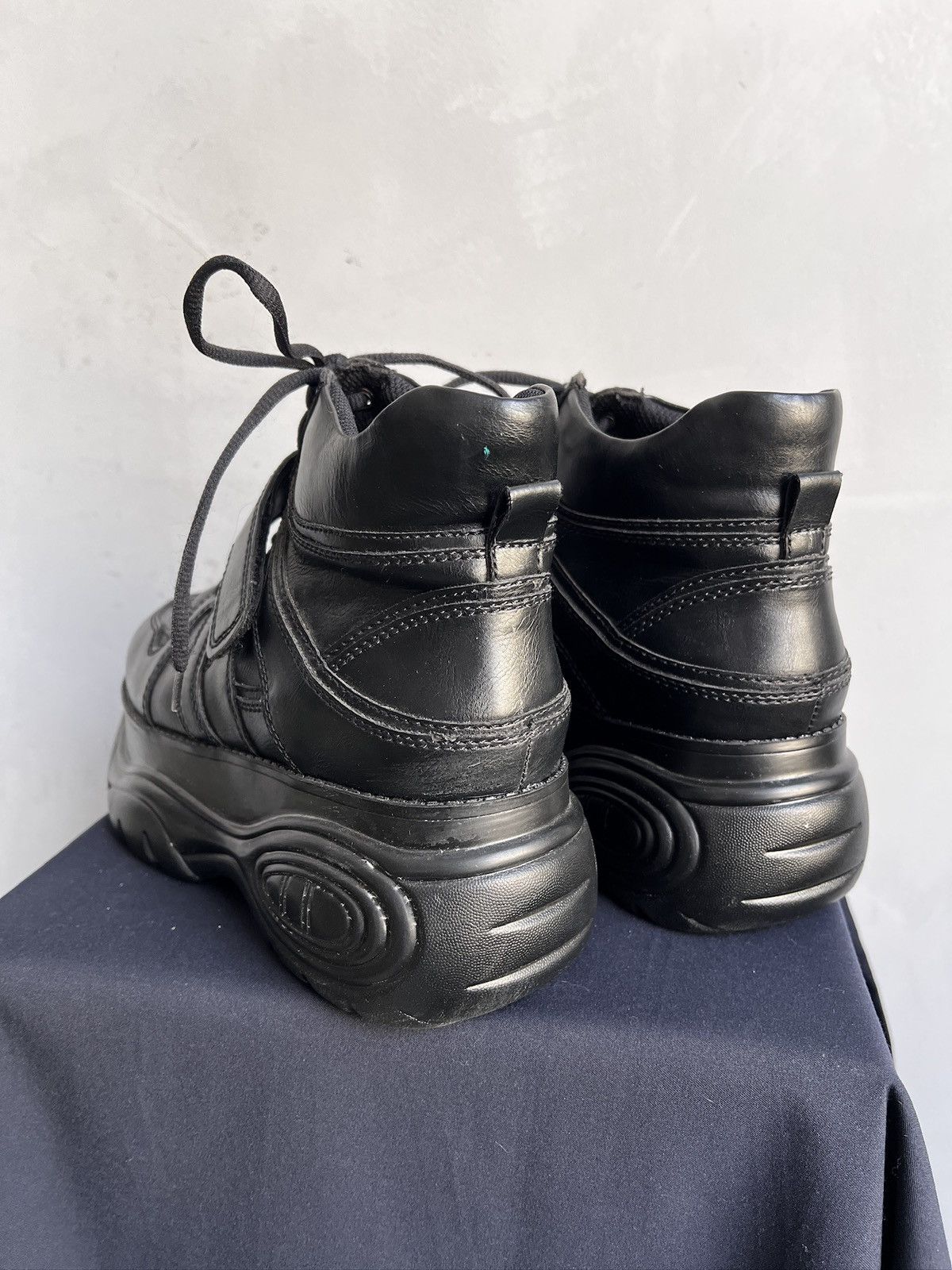 SWEAR London New Rock style Boots High Black Gothic Streetwear Y2K Size US 8 / EU 41 - 7 Thumbnail