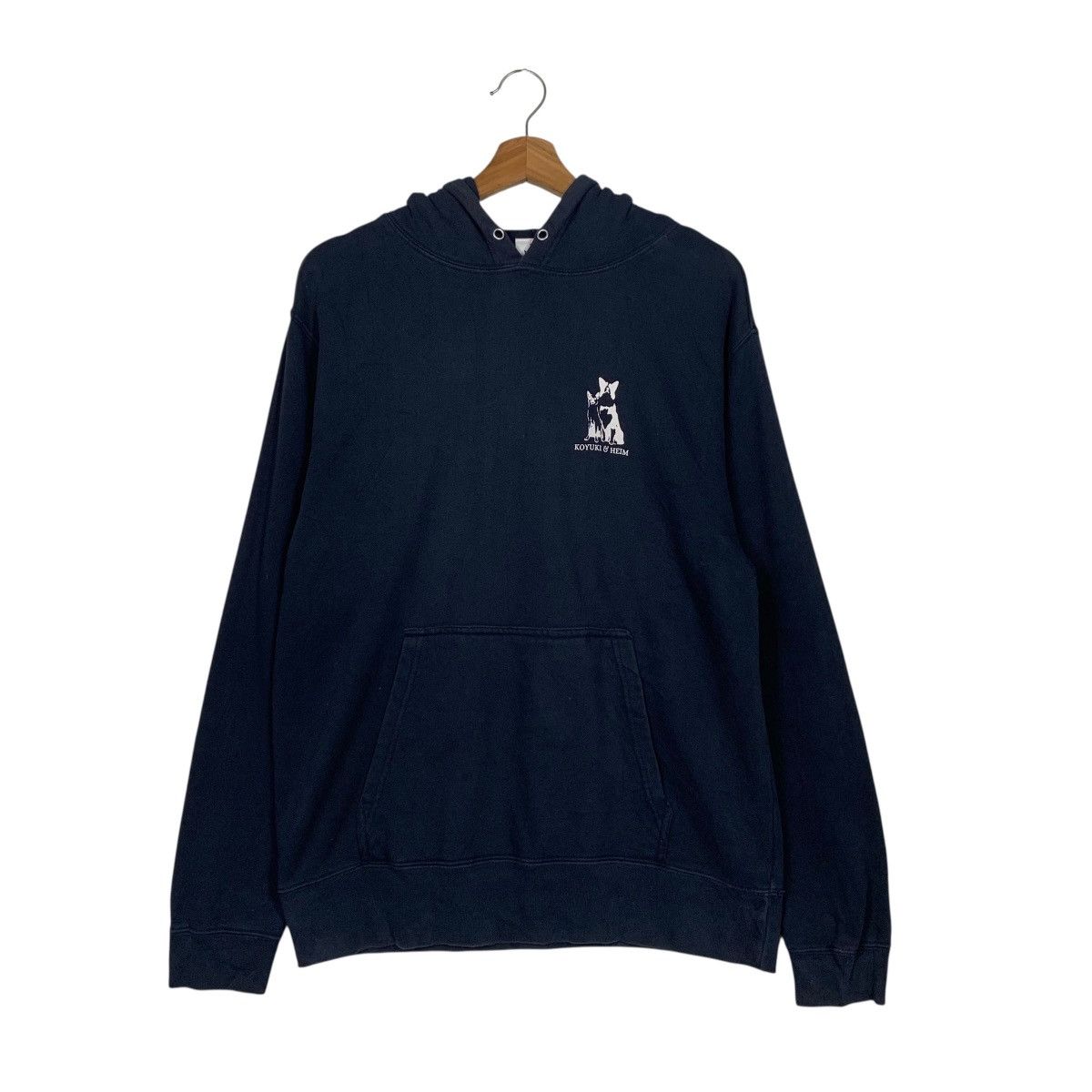 Japanese Brand KOYUKI & HEIM Dogs Pullover Hoodie Sweatshirt #3618-C165 Size US M / EU 48-50 / 2 - 7 Thumbnail