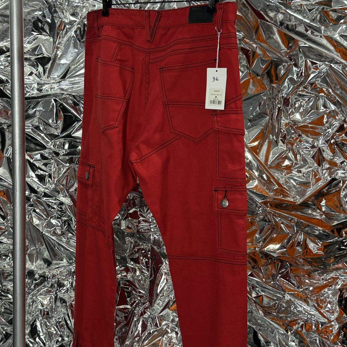 AKINGS Akings red cargo Size US 36 / EU 52 - 4 Thumbnail