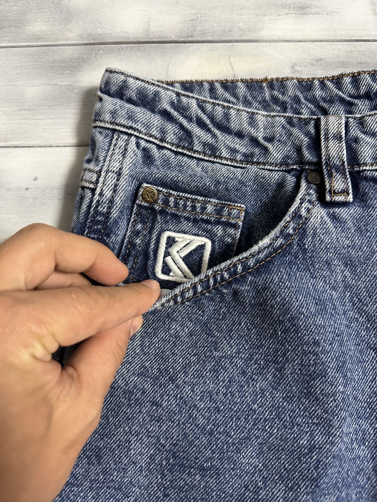 Karl Kani Rare Jeans Karl Kani Carpenter Denim Pants Baggy Y2K Work Size US 30 / EU 46 - 9 Thumbnail
