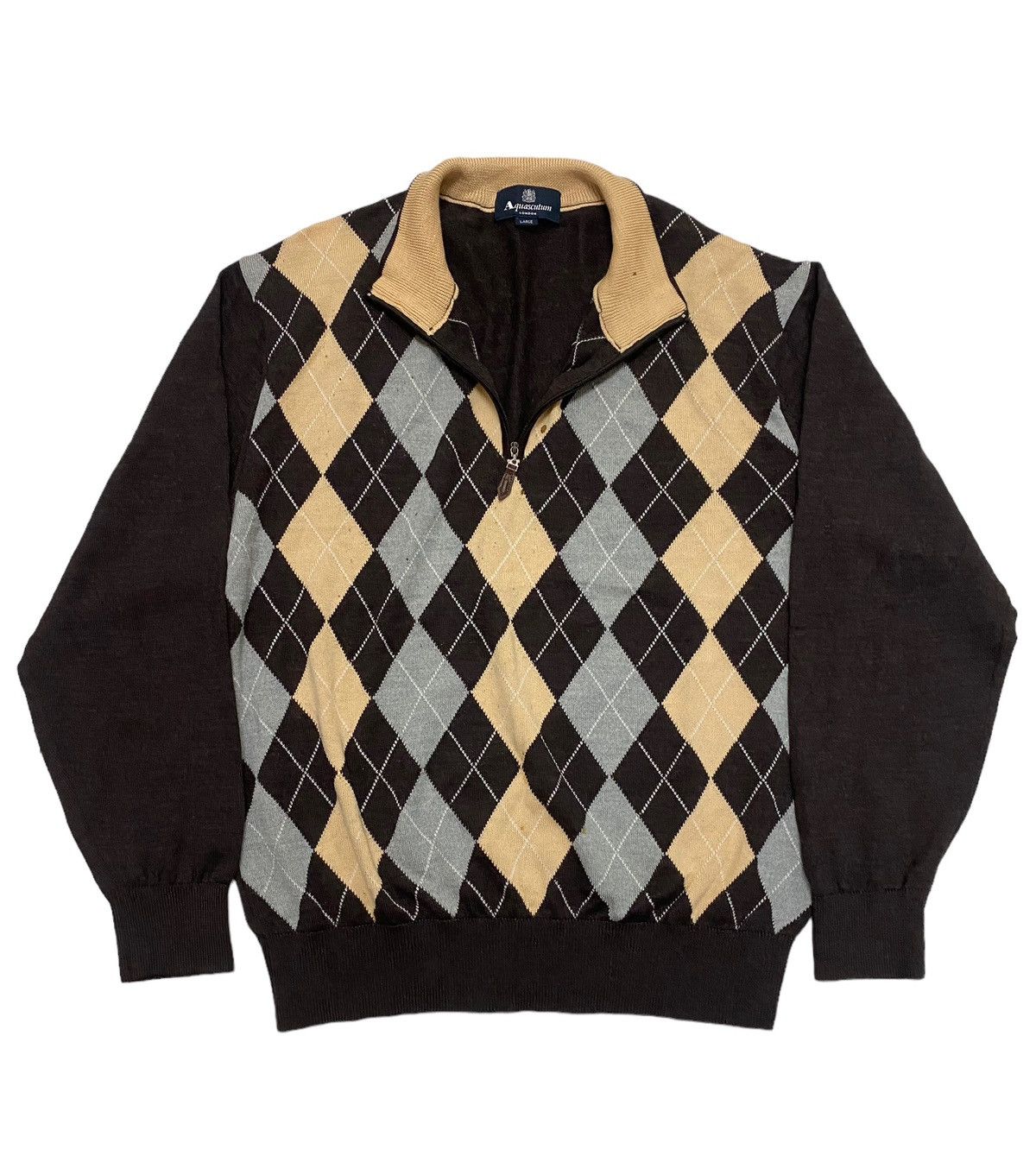 Aquascutum Vintage Aquascutum Knit Sweater Size US M / EU 48-50 / 2 - 2 Thumbnail