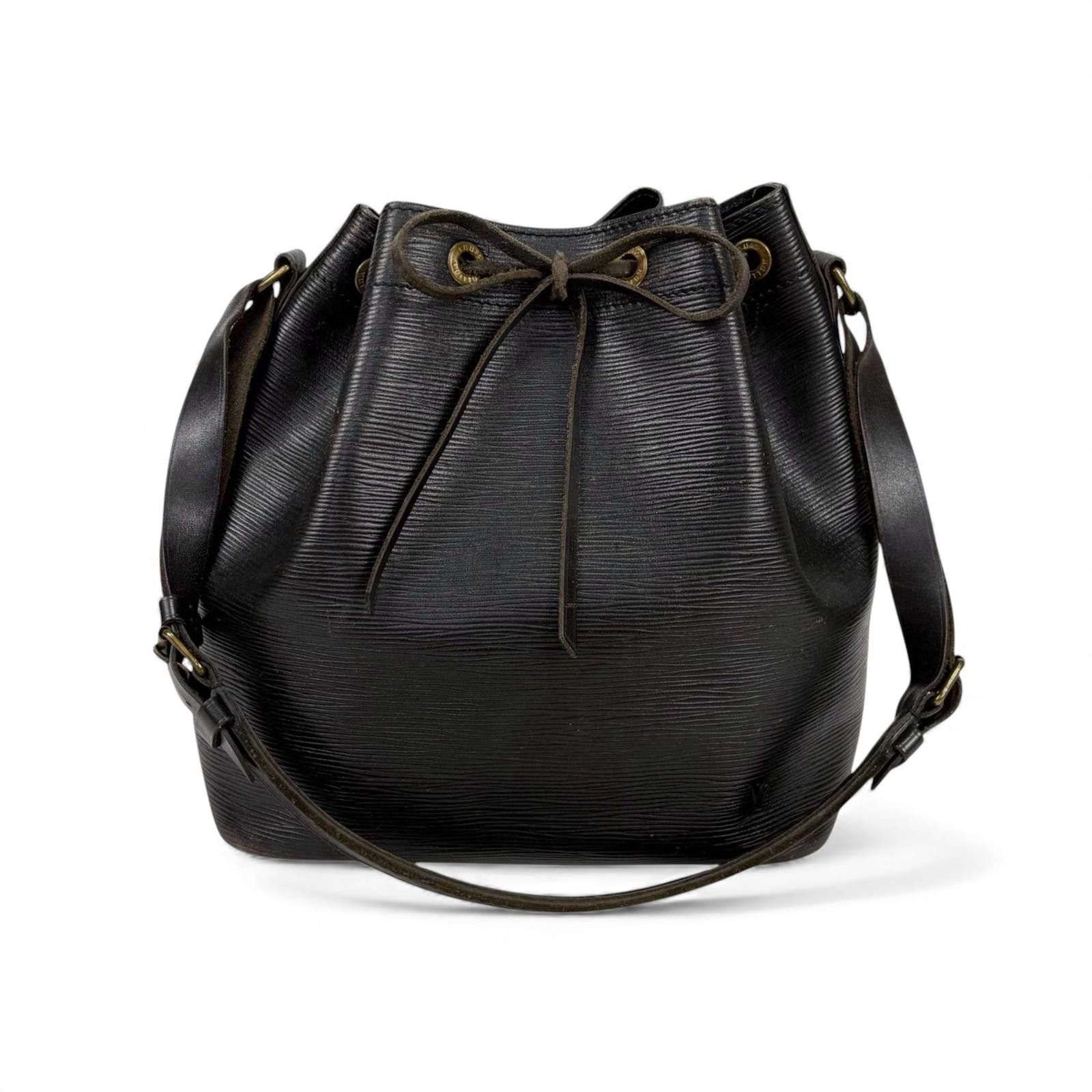 Louis Vuitton Louis Vuitton - Black Epi Leather Noé Shoulder Bag Size ONE SIZE - 8 Thumbnail