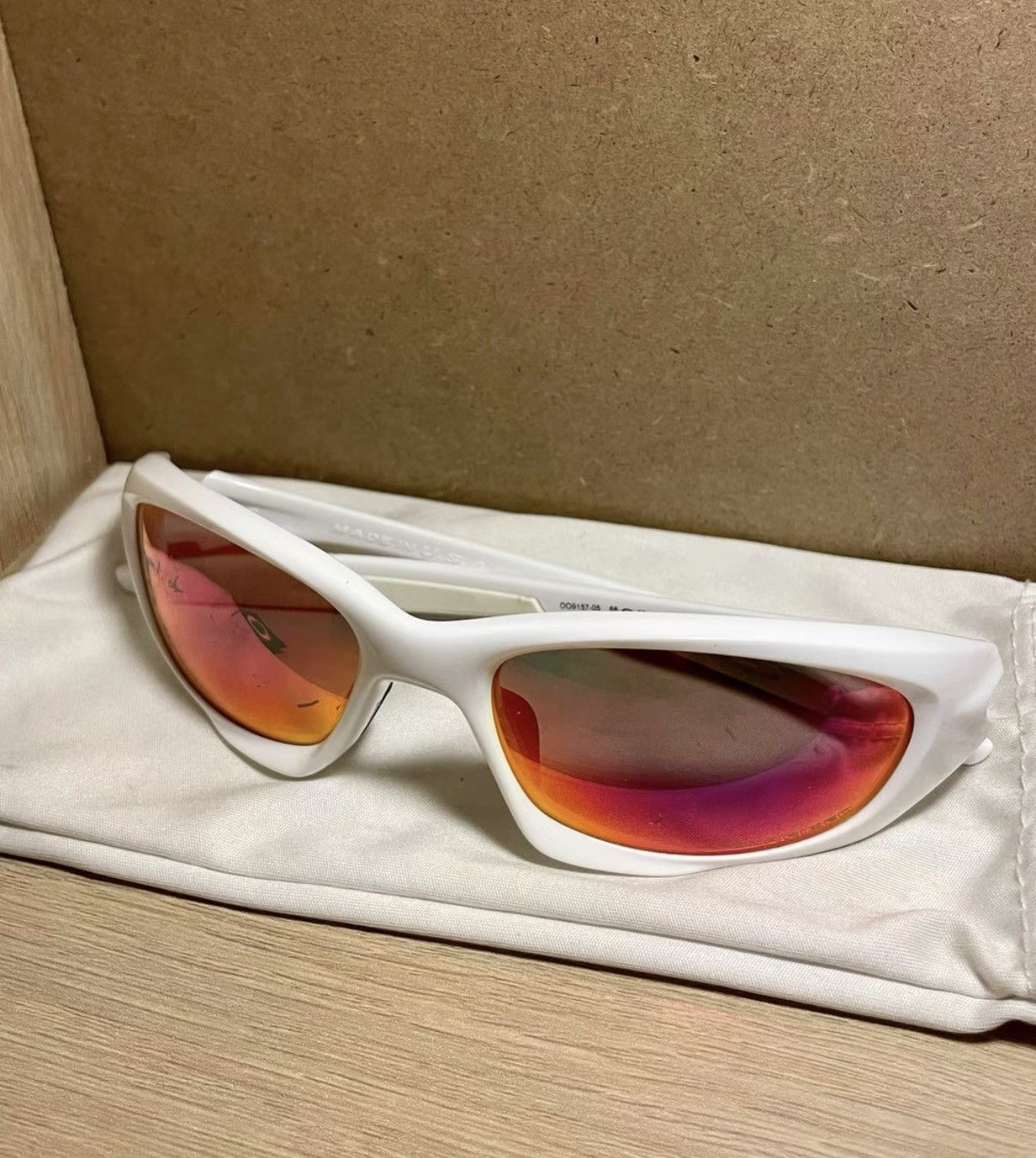 Oakley Oakley XX New Twenty White Red Sports Sunglasses K24 Size ONE SIZE - 1 Thumbnail