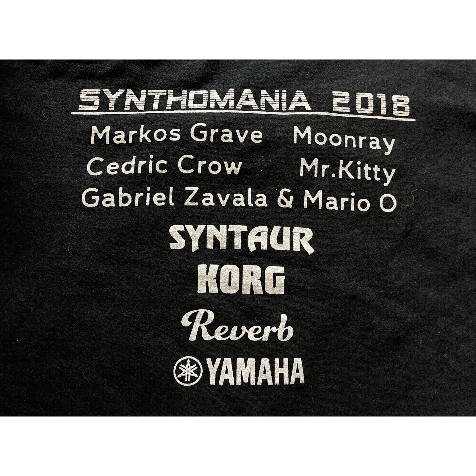 Gildan Synthomania 2018 T-Shirt - 2XL, Black Gildan Heavy Cotton Size US XXL / EU 58 / 5 - 3 Thumbnail