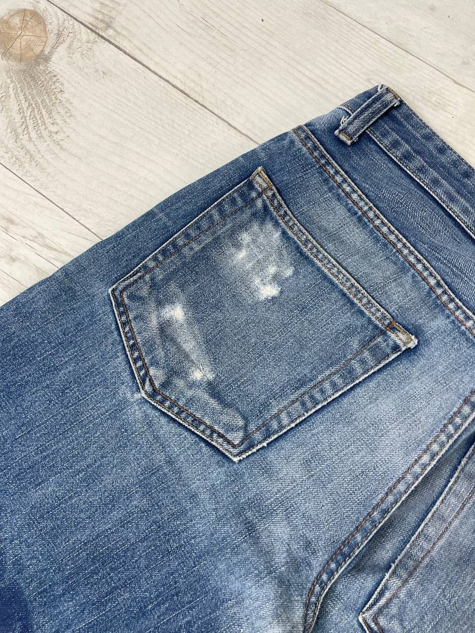 Dolce & Gabbana Vintage Dolce & Gabbana DG Denim Jeans Baggy Distressed Y2K Size US 33 - 18 Thumbnail