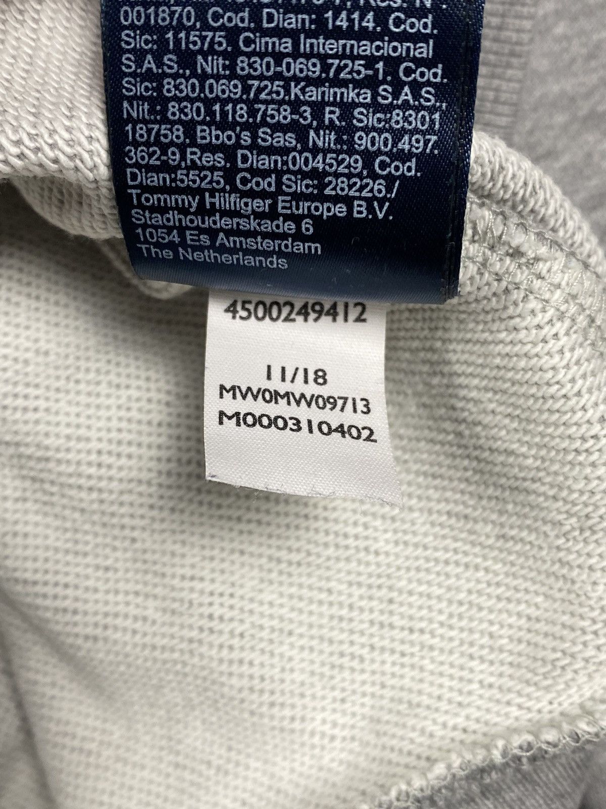 Tommy Hilfiger Tommy Hilfiger Big Logo Gray Sweatshirt Men’s Size M Size US M / EU 48-50 / 2 - 9 Thumbnail