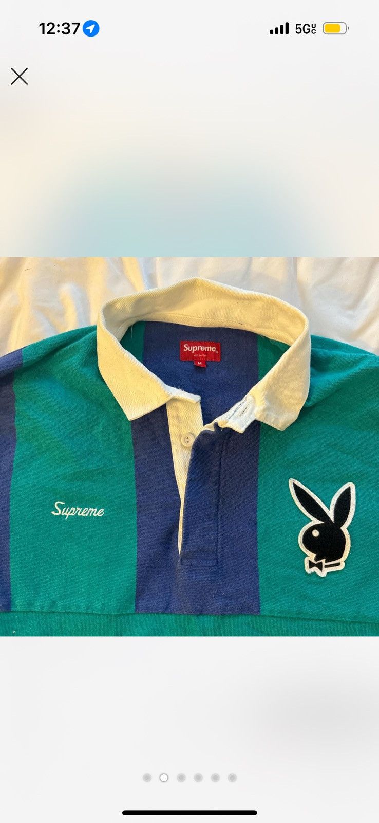 Playboy × Supreme Supreme x Playboy Rugby long sleeve Size US M / EU 48-50 / 2 - 2 Thumbnail