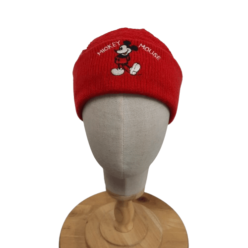 Mickey Mouse 🌟 Vintage disney mickey mouse character cartoon beanie hat Size ONE SIZE - 1 Thumbnail