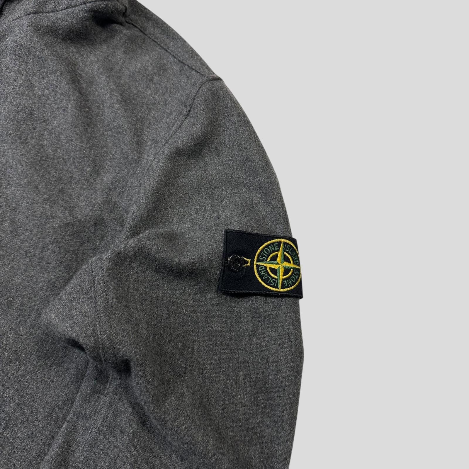 Stone Island Stone Island AW14 Mélange Wool Poly Double Hood Jacket - L Size US L / EU 52-54 / 3 - 7 Thumbnail
