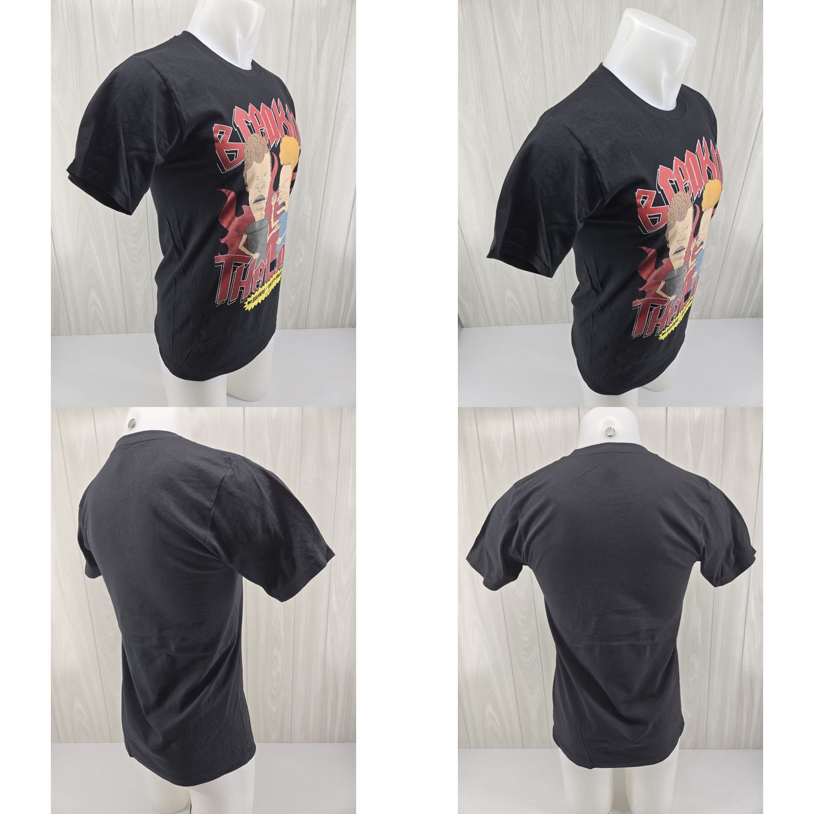 Vintage Beavis and Butthead Breaking The Law 2022 Black T-shirt Size SMALL Size US S / EU 44-46 / 1 - 8 Thumbnail