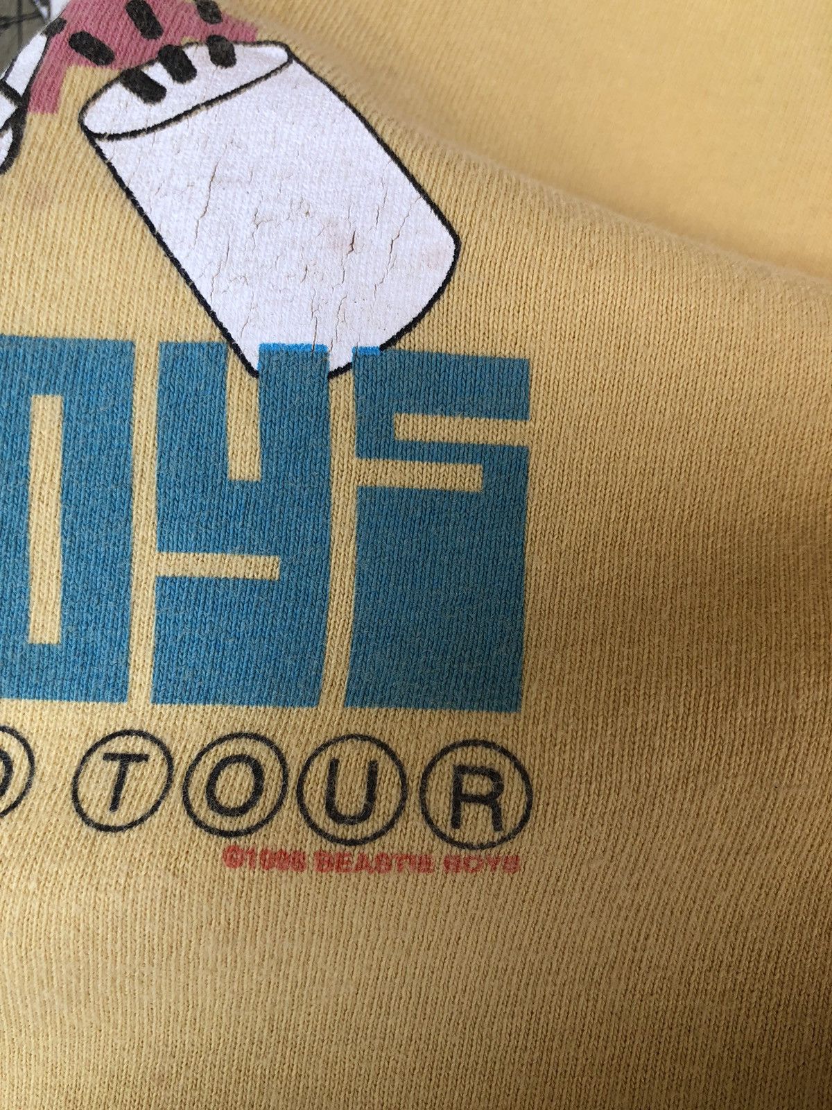 Band Tees × Rap Tees × Vintage Vintage 90s BEASTIE BOYS World Tour Hip Hop Size US L / EU 52-54 / 3 - 6 Thumbnail