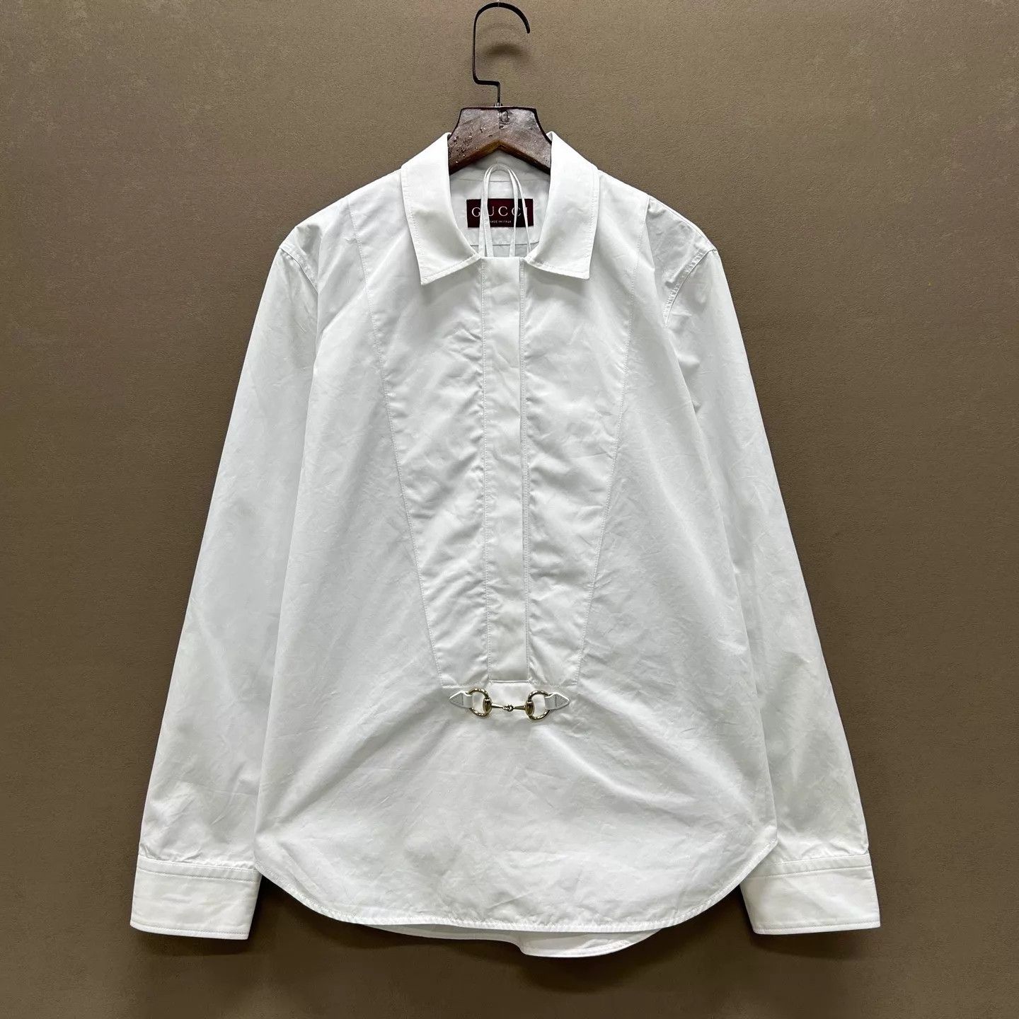 Gucci Gucci Horsebit White Women's Shirt 36 (99 New) Size XS / US 0-2 / IT 36-38 - 1 Thumbnail