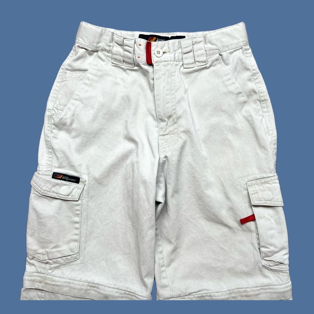 Lee VTG Lee Pipes Baggy Cargo Pants Mens Size 25X26 Beige Jnco Style 90s Wide Leg Pants Mens Baggy Cargo Jnco 90s Theme Pipes Vintage Lee Size US 26 / EU 42 - 1 Thumbnail