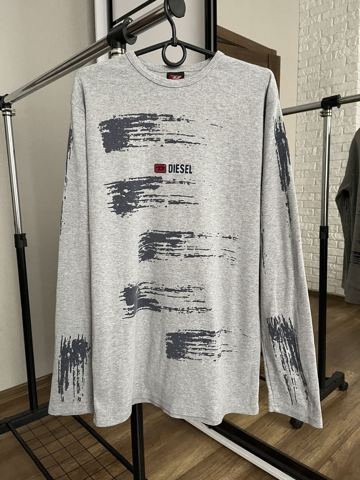 Diesel Diesel Vintage Y2K Long Sleeve T-Shirt Tee 90s Size US L / EU 52-54 / 3 - 3 Thumbnail