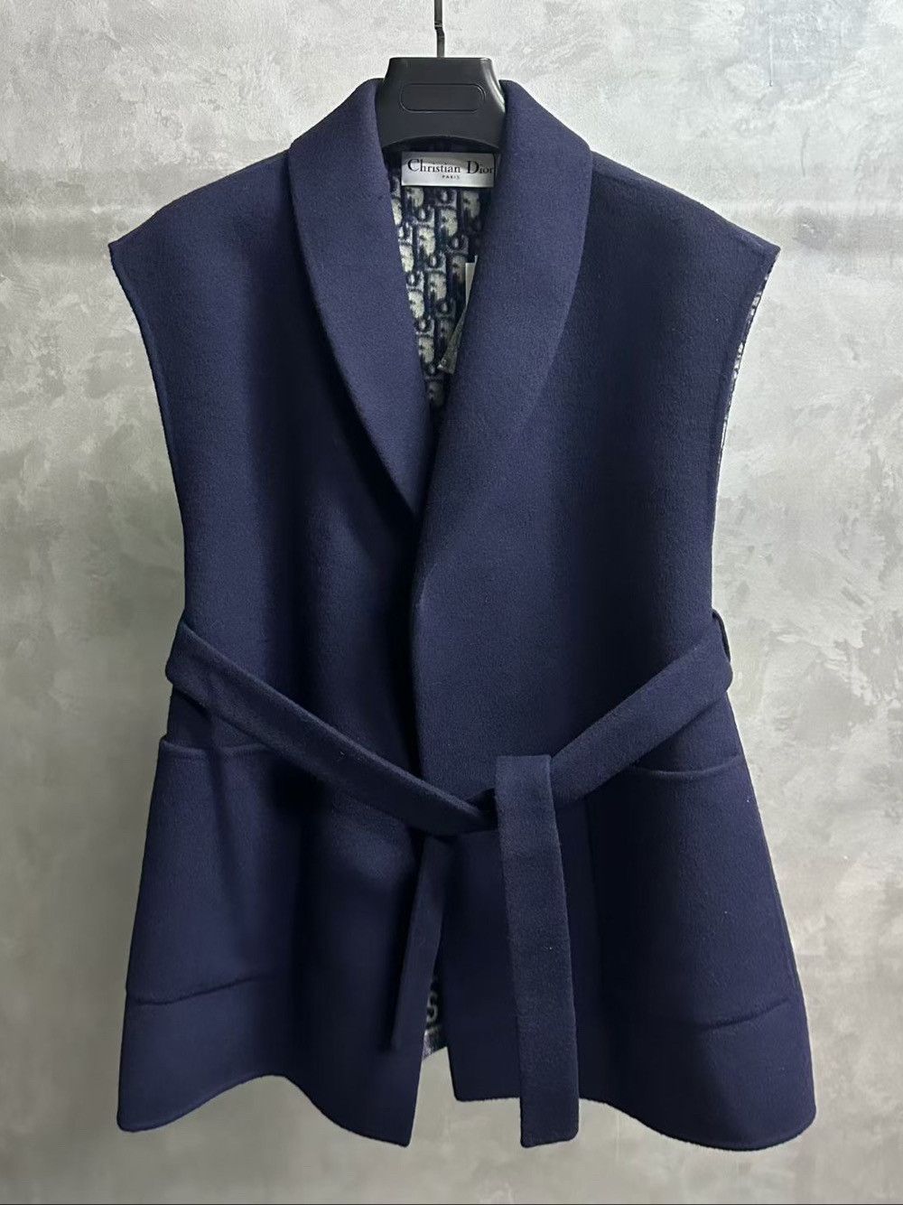 Dior Dior Virgin Wool Belted Vest Size 34 Size XS / US 0-2 / IT 36-38 - 1 Thumbnail