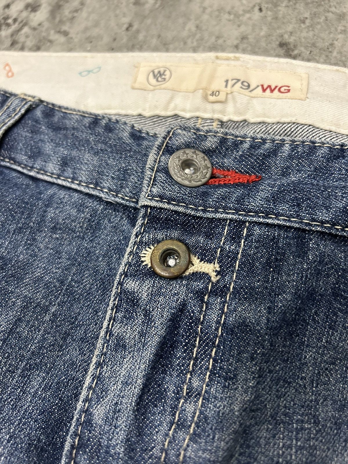 If Six Was Nine × Japanese Brand × Nicole Club 179/WG Nicole Club Distressed Bandana Pocket Back Jeans Size US 32 / EU 48 - 12 Thumbnail