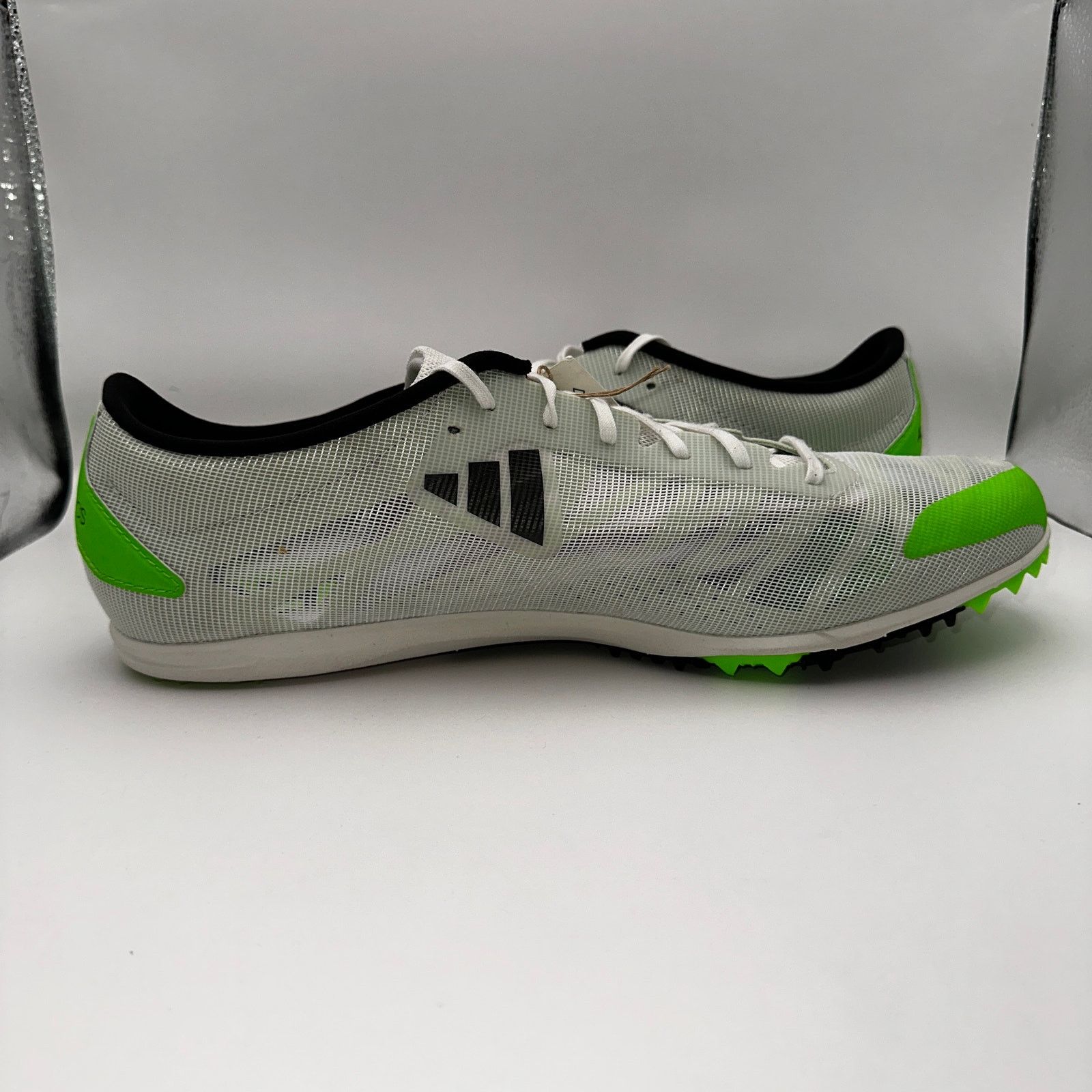Adidas Adidas Adizero XCS Mens 15 Running Cleats White Solar Green Size US 15 / EU 48 - 5 Thumbnail