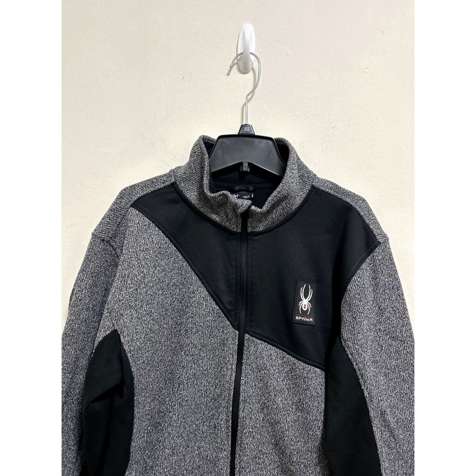 Spyder Spyder Full Zip Jacket Mens M Black Knit Polyester Lined Jacket Size US M / EU 48-50 / 2 - 2 Thumbnail