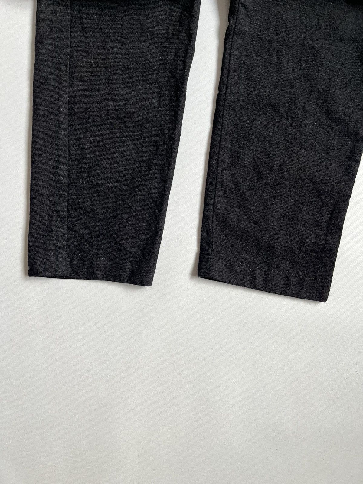 Barena Venezia × Japanese Brand BARENA Venezia Unisex Black Wool Pocket Trousers Size 34" / US 12 / IT 48 - 14 Thumbnail