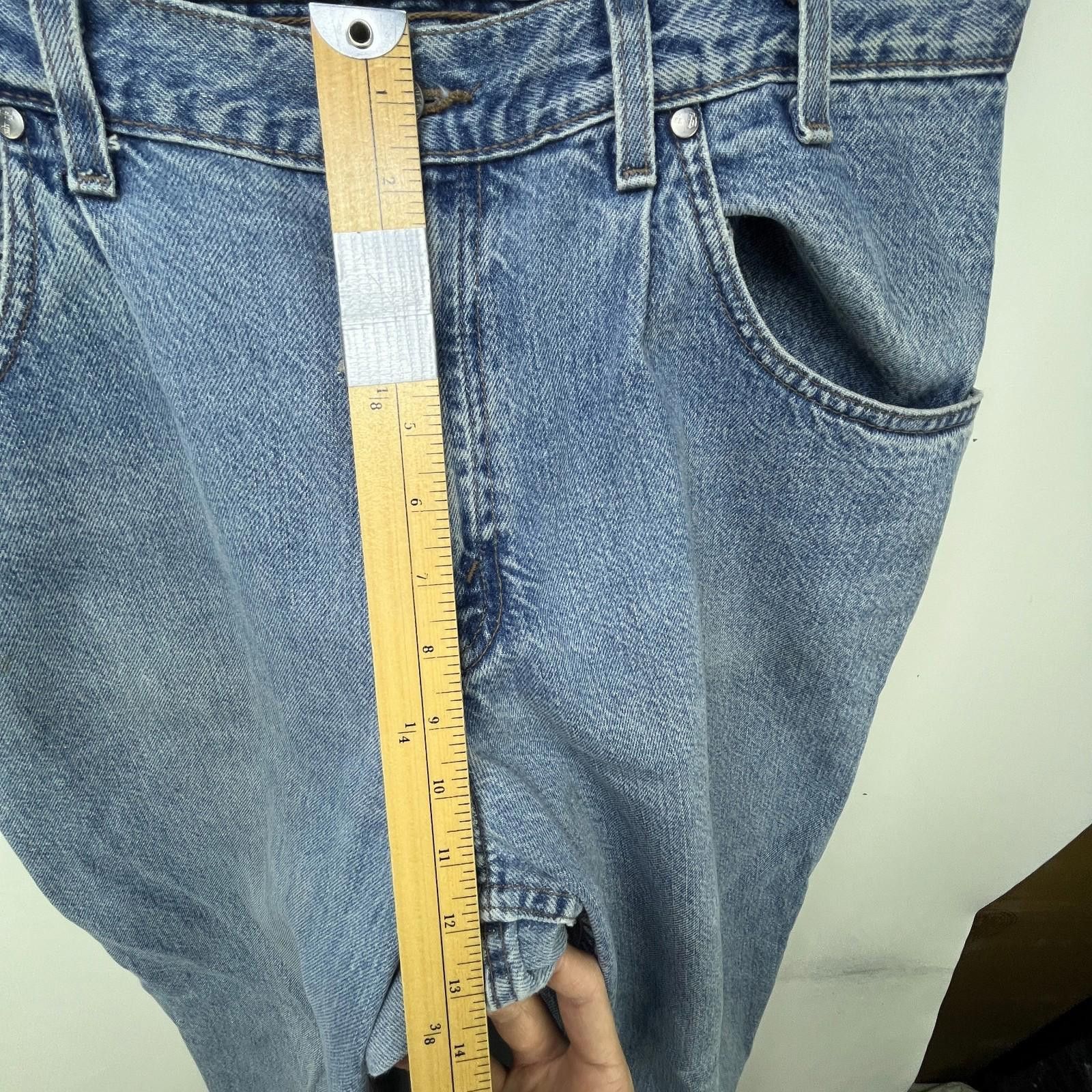 Levi's Vintage 90s Levi's Silvertab Baggy Pleated Jeans 34 x 34 Size US 34 / EU 50 - 10 Thumbnail