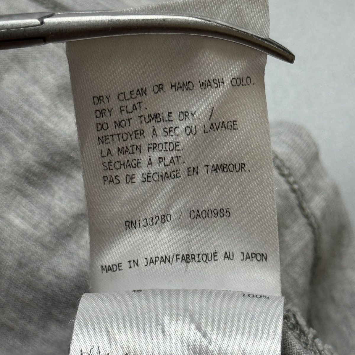 Thom Browne Thom Browne - RWB Grey Side Slit Tshirt Size S / US 4 / IT 40 - 11 Thumbnail