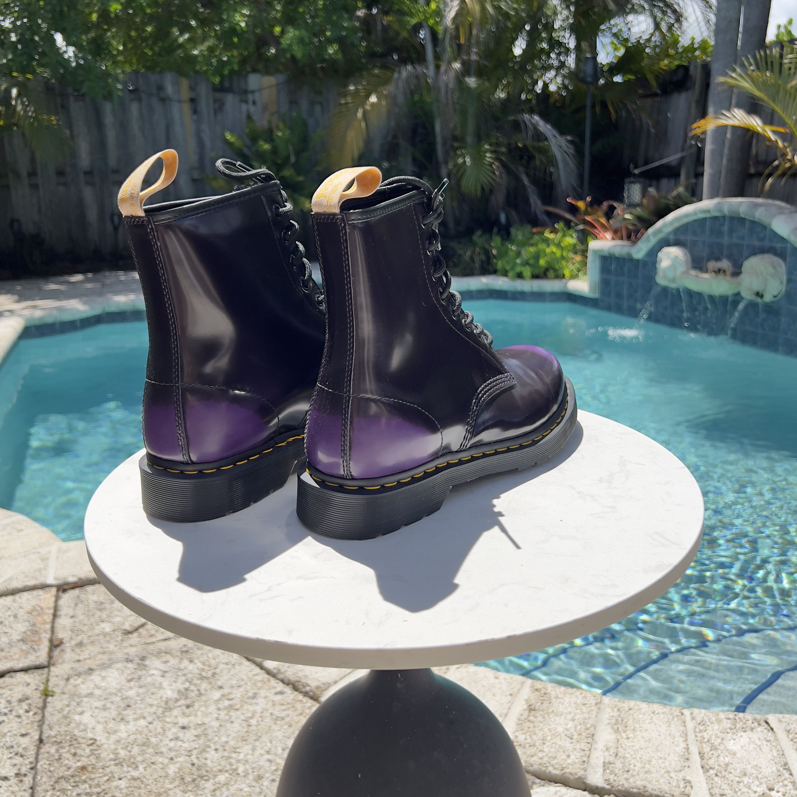 Dr. Martens Dr. Martens 1460 Pascal 8-Eye Boots - Purple Size US 11 / EU 44 - 3 Thumbnail