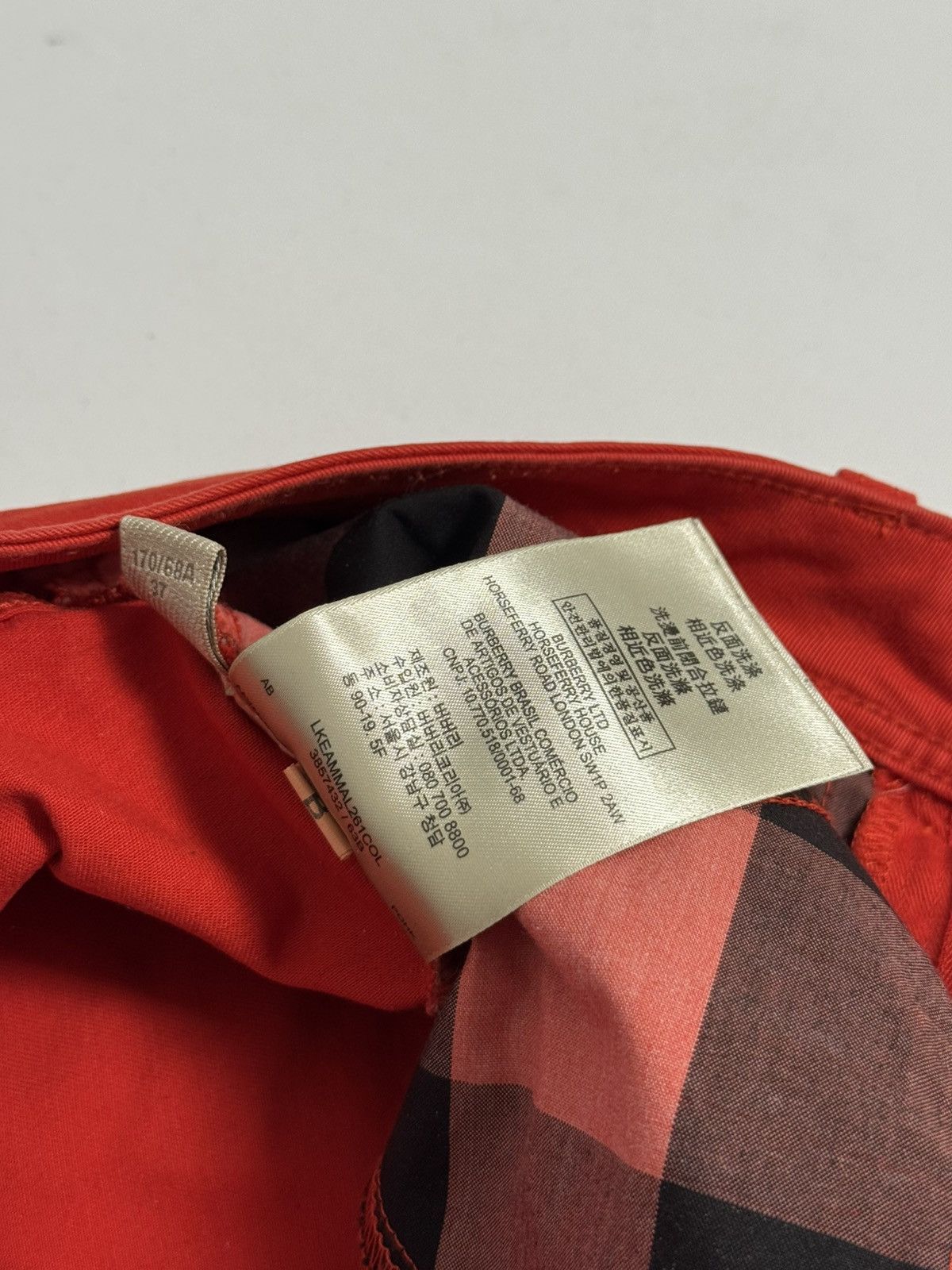 Burberry Burberry Brit Women’s Pants Luxury Red Skinny Size 27" / US 4 / IT 40 - 15 Thumbnail