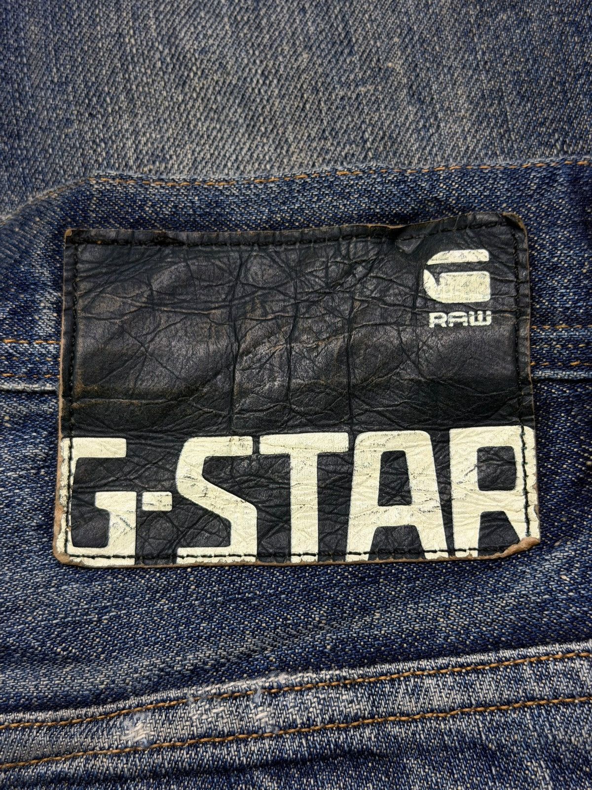 G-Star Vintage G-Star RAW 3301 Attacc Straight Distressed Denim 31 Size US 31 - 12 Thumbnail