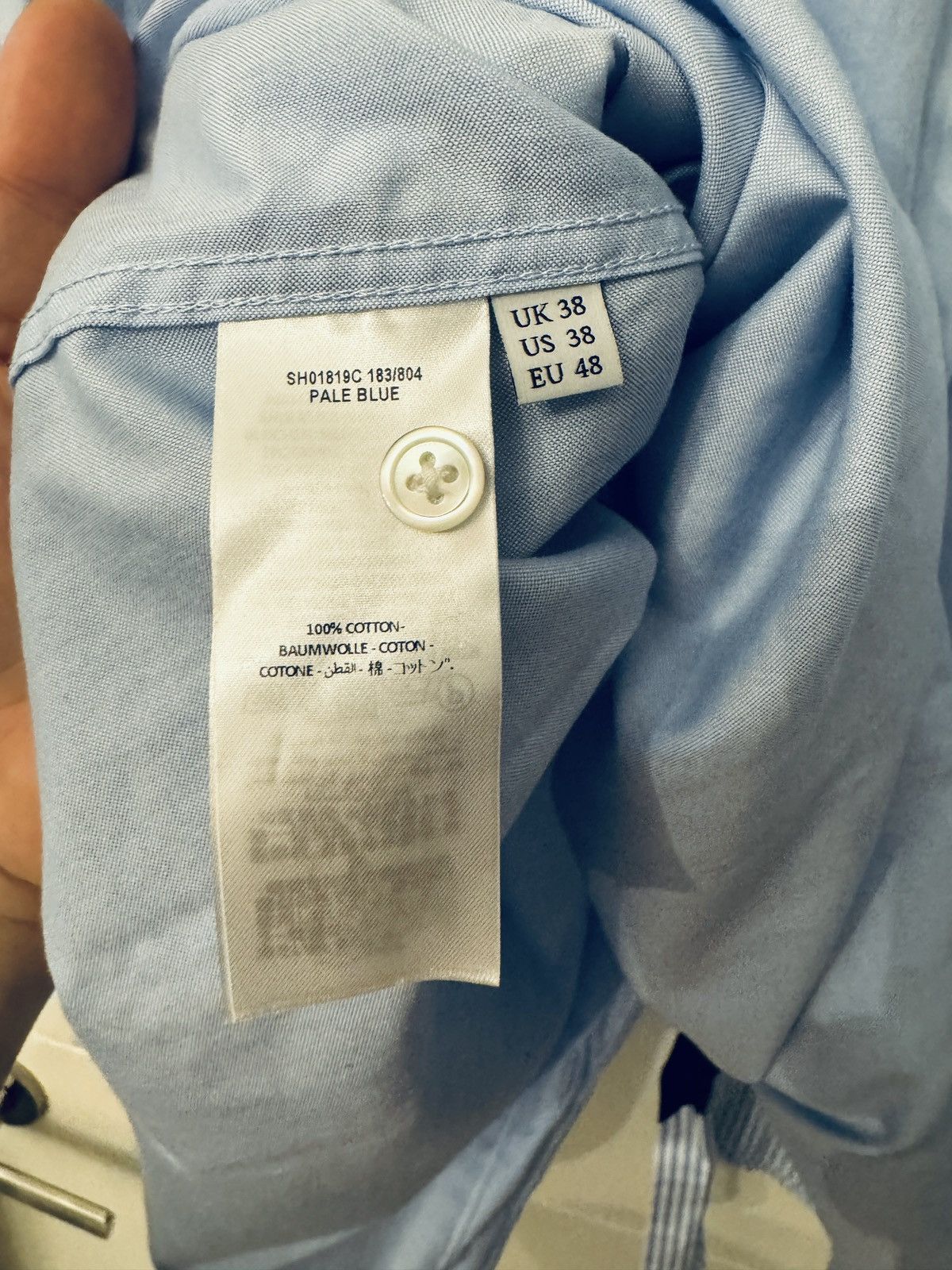 JW Anderson JW ANDERSON Durer Feet Shirt In Blue size 48 Size US M / EU 48-50 / 2 - 6 Thumbnail
