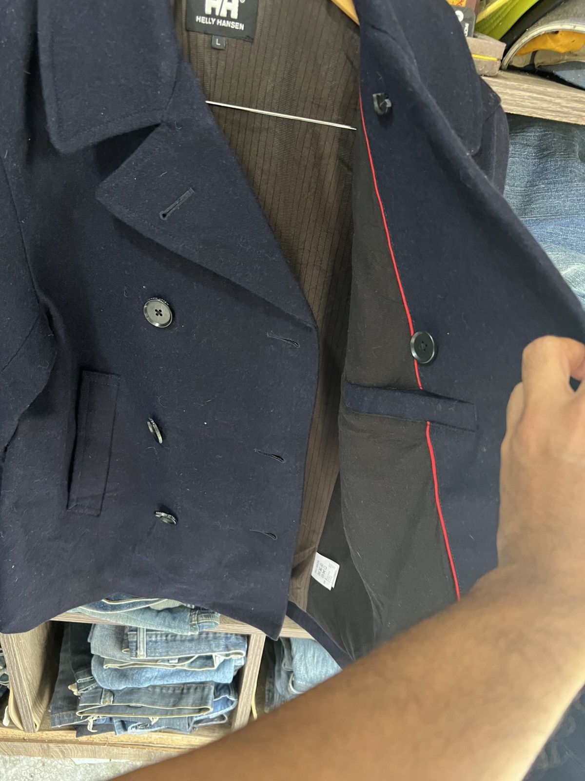Helly Hansen 🔥Helly Hansen Double Breasted Peacoat Size US M / EU 48-50 / 2 - 13 Thumbnail