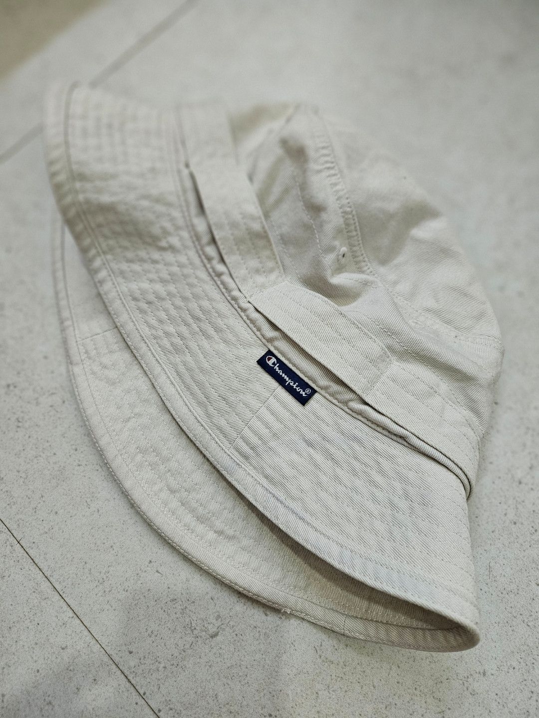 Champion Cream Bucket Hat Size ONE SIZE - 2 Thumbnail