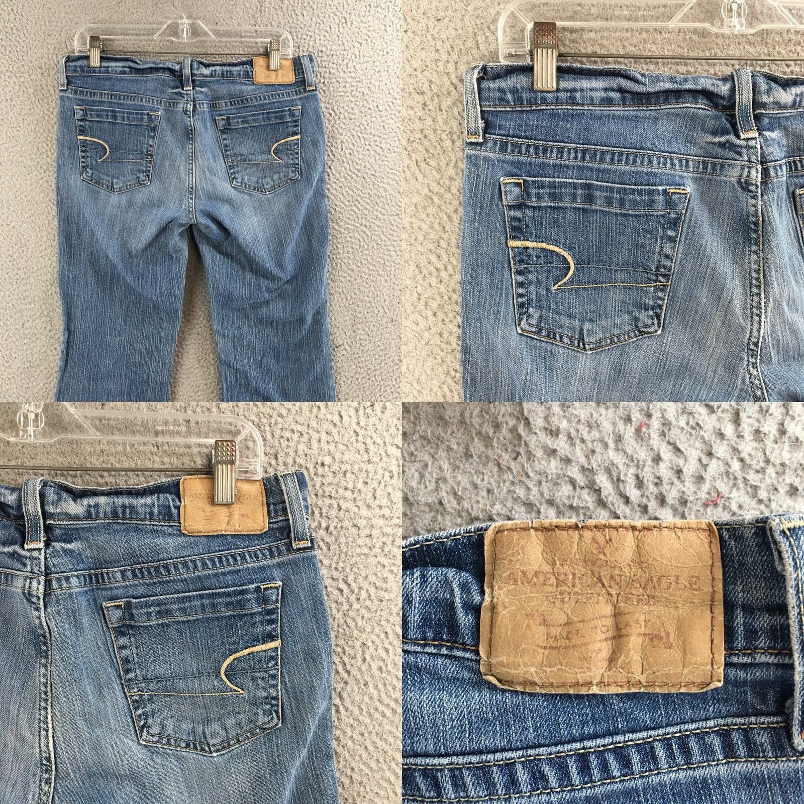 American Eagle Outfitters American Eagle Jeans Womens 12 Bootcut Regular Medium Wash Zip Fly Denim Blue Ladies Jeans Size 34" / US 12 / IT 48 - 9 Thumbnail