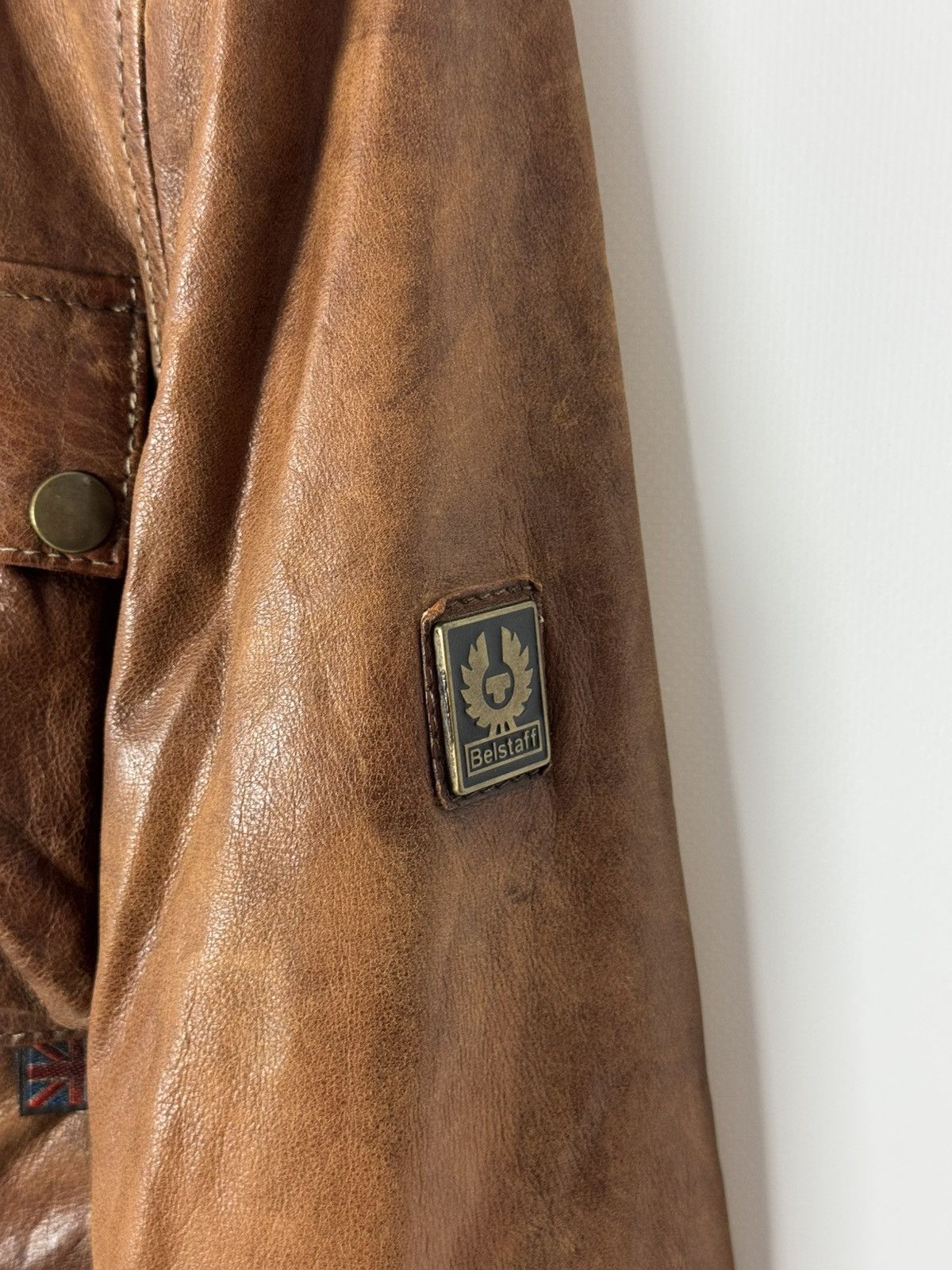 Belstaff Belstaff Brad Leather Brown Motorcycling Women’s Jacket Size XL / US 12-14 / IT 48-50 - 8 Thumbnail