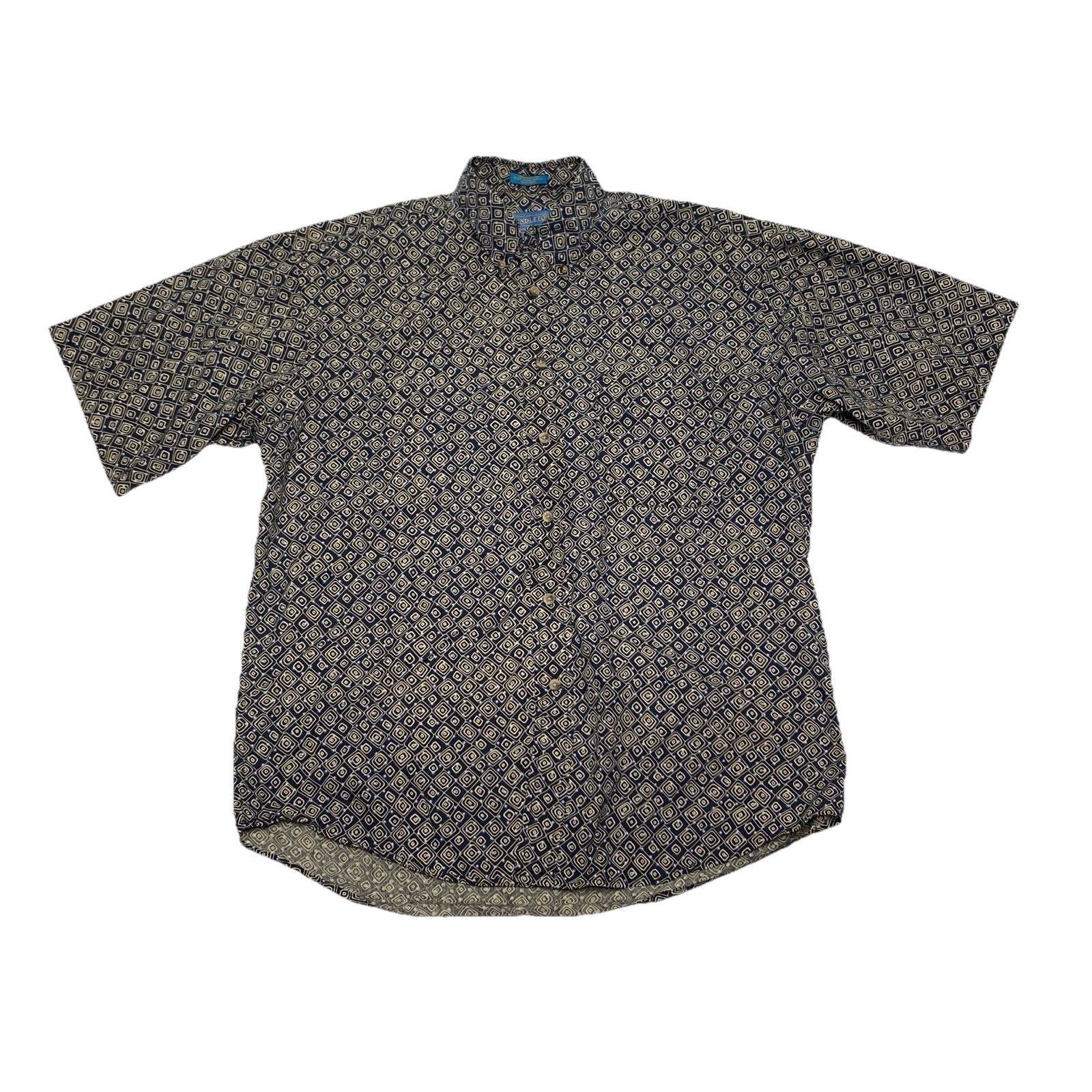 Pendleton PENDLETON Cotton Short Sleeve Blue&White Mens Size Medium Size US M / EU 48-50 / 2 - 2 Thumbnail