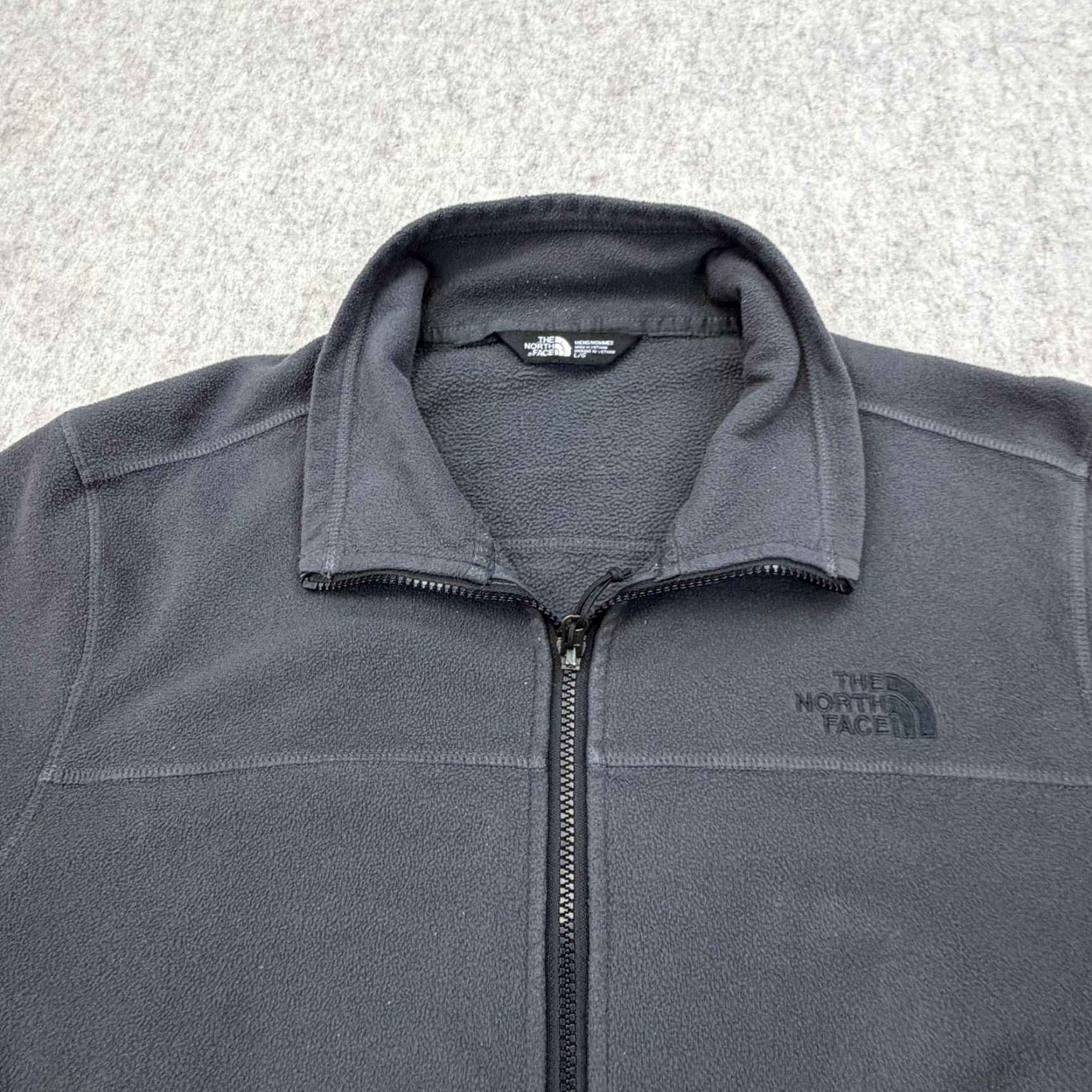 The North Face The North Face Jacket Mens Large Gray Fleece Full Zip Outdoor Hiking Warm Size US L / EU 52-54 / 3 - 2 Thumbnail