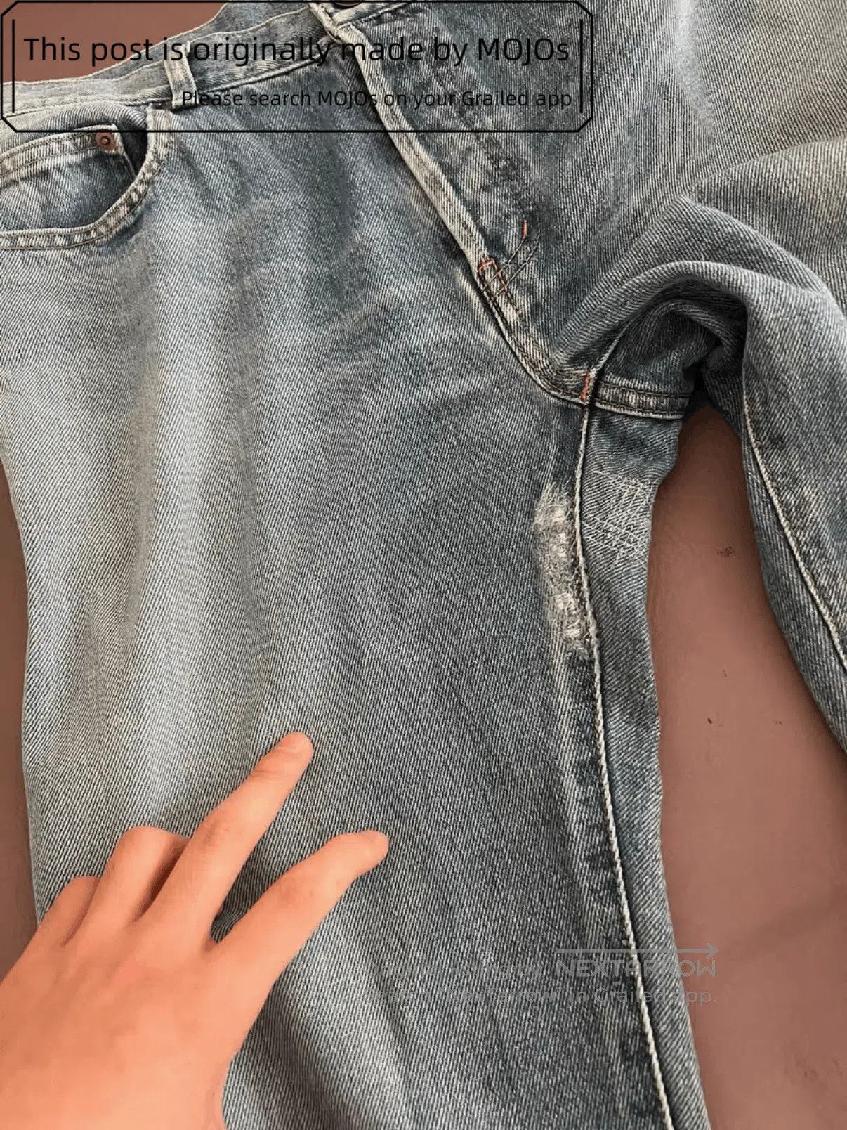 Saint Laurent Paris Sz 32 Saint Laurent Paris 16SS Double Cut Denim mojos151424 Size US 32 / EU 48 - 6 Thumbnail