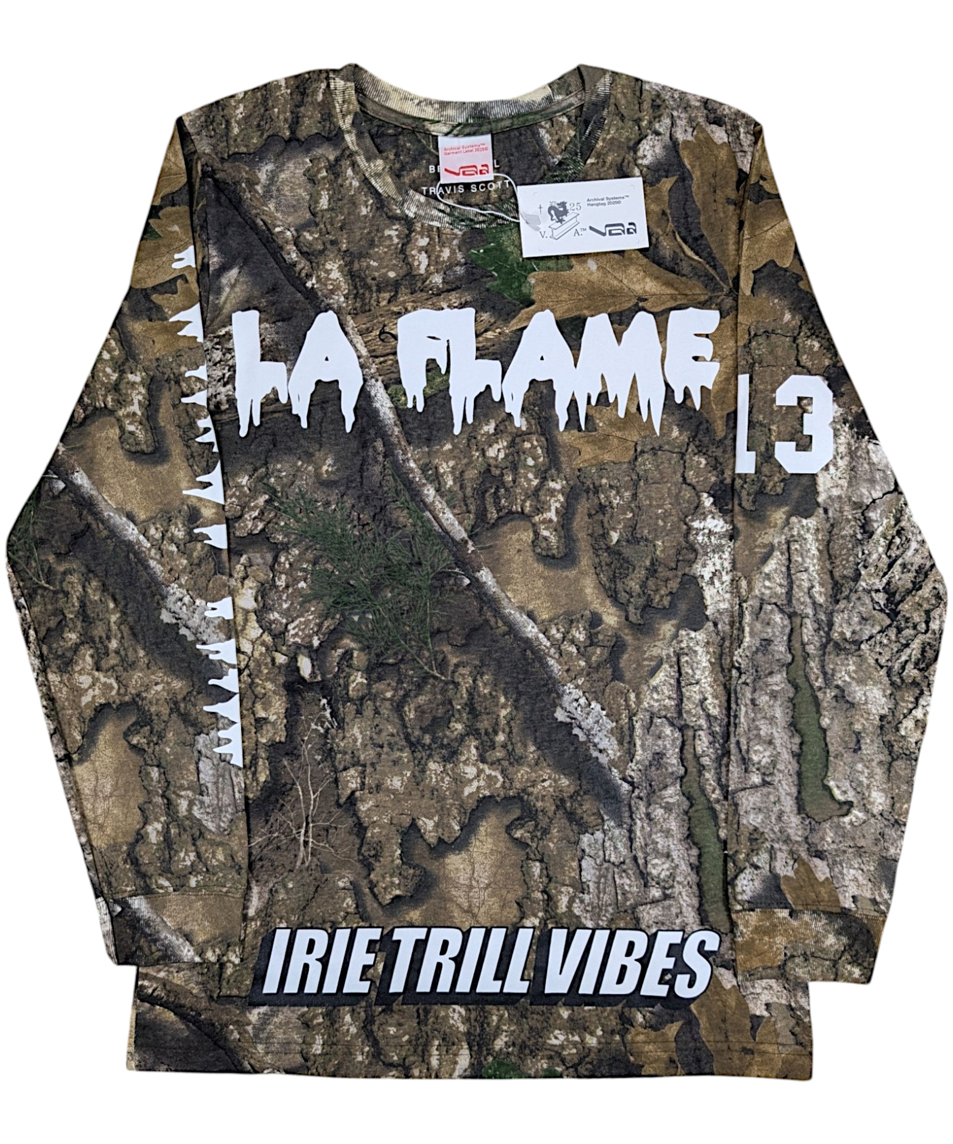 Been Trill Been Trill Travis Scott LA FLAME Realtree Camo Long Sleeve Size US S / EU 44-46 / 1 - 2 Thumbnail
