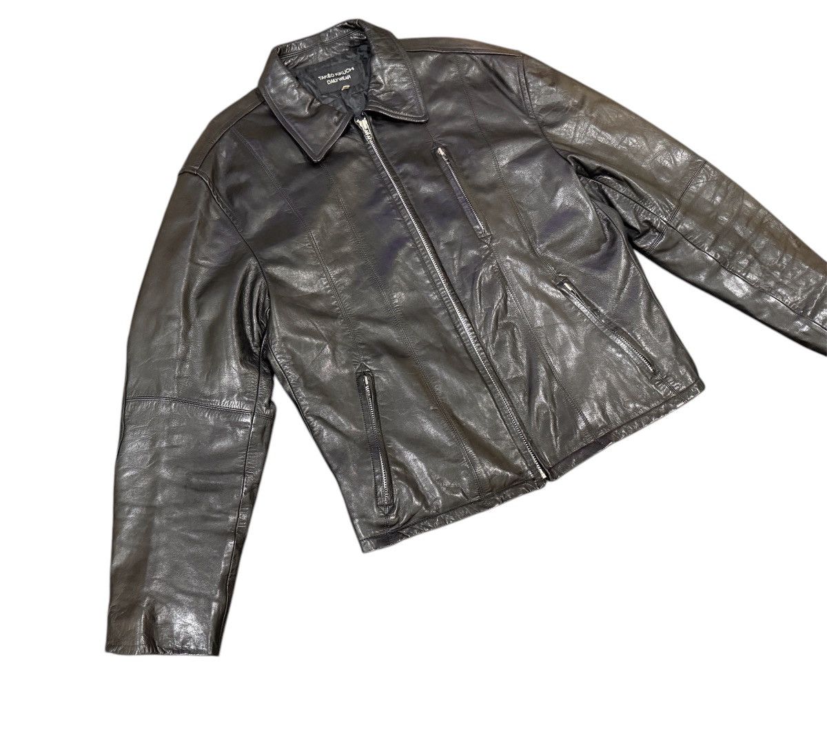 Japanese Brand × Takeo Kikuchi Rare Tokeo Kikuchi Leather Jacket - Made In Japan Size US M / EU 48-50 / 2 - 5 Thumbnail
