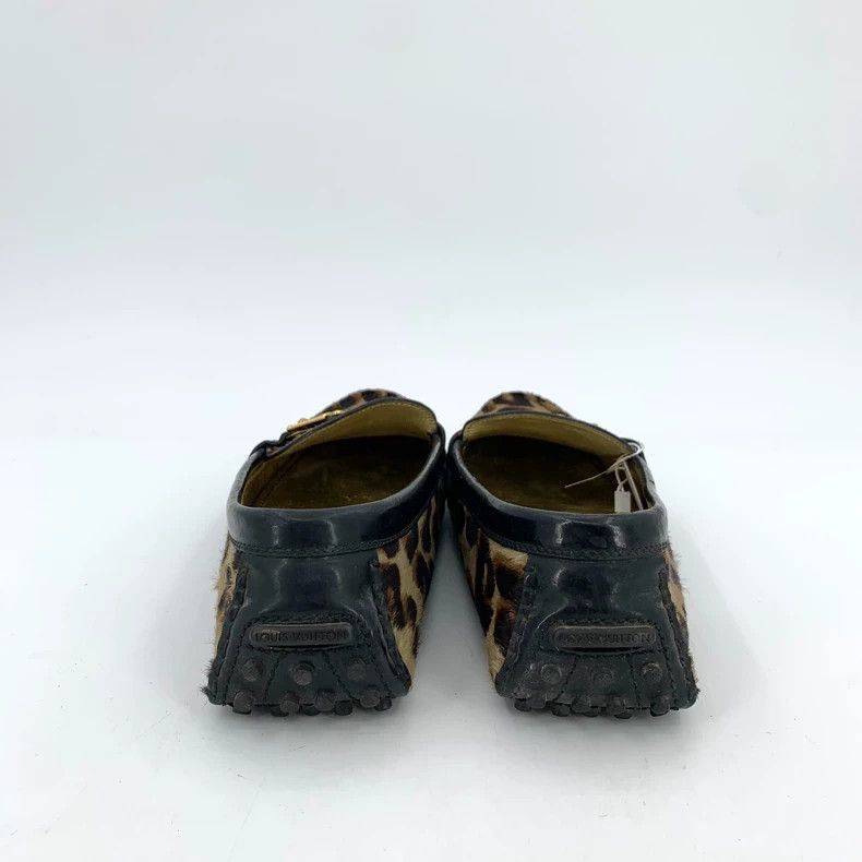 Louis Vuitton Louis Vuitton size 37.5 Color-block leopard-print round-toe Size US 5.5 / EU 38 - 4 Thumbnail