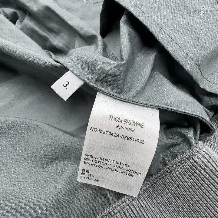 Thom Browne Thom Browne Grey Flight Jacket -2507 Size US M / EU 48-50 / 2 - 2 Thumbnail