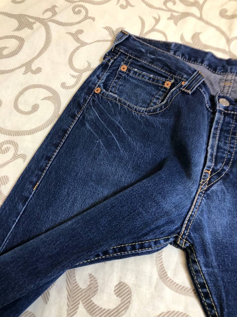 Levi's Light Wash Jeans 90s Levi's 901 Distressed Faded Size US 34 / EU 50 - 11 Thumbnail