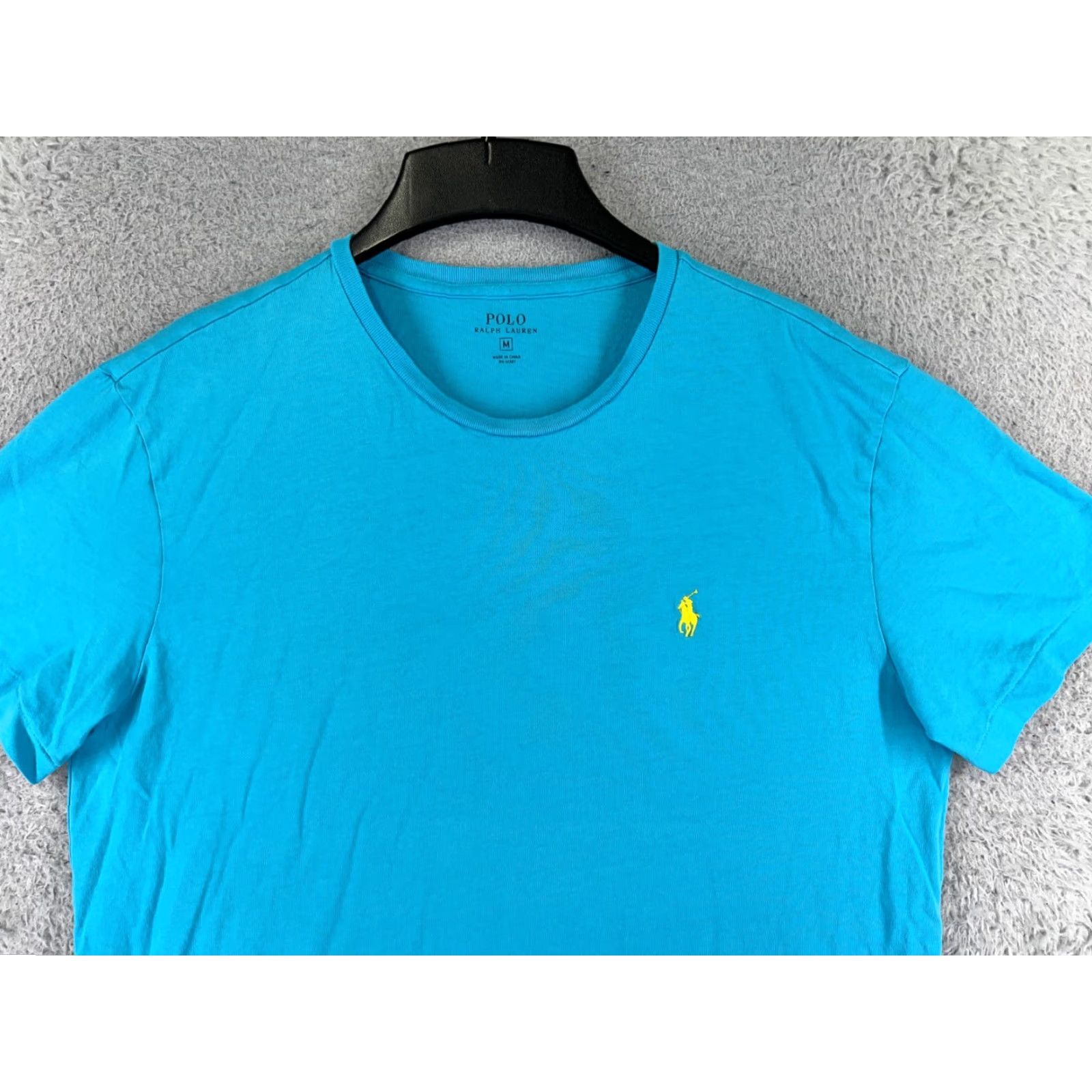 Ralph Lauren Ralph Lauren Shirt Mens Medium Blue Cotton Crew Neck Short Sleeve Classic Designer Sports Size US M / EU 48-50 / 2 - 4 Thumbnail