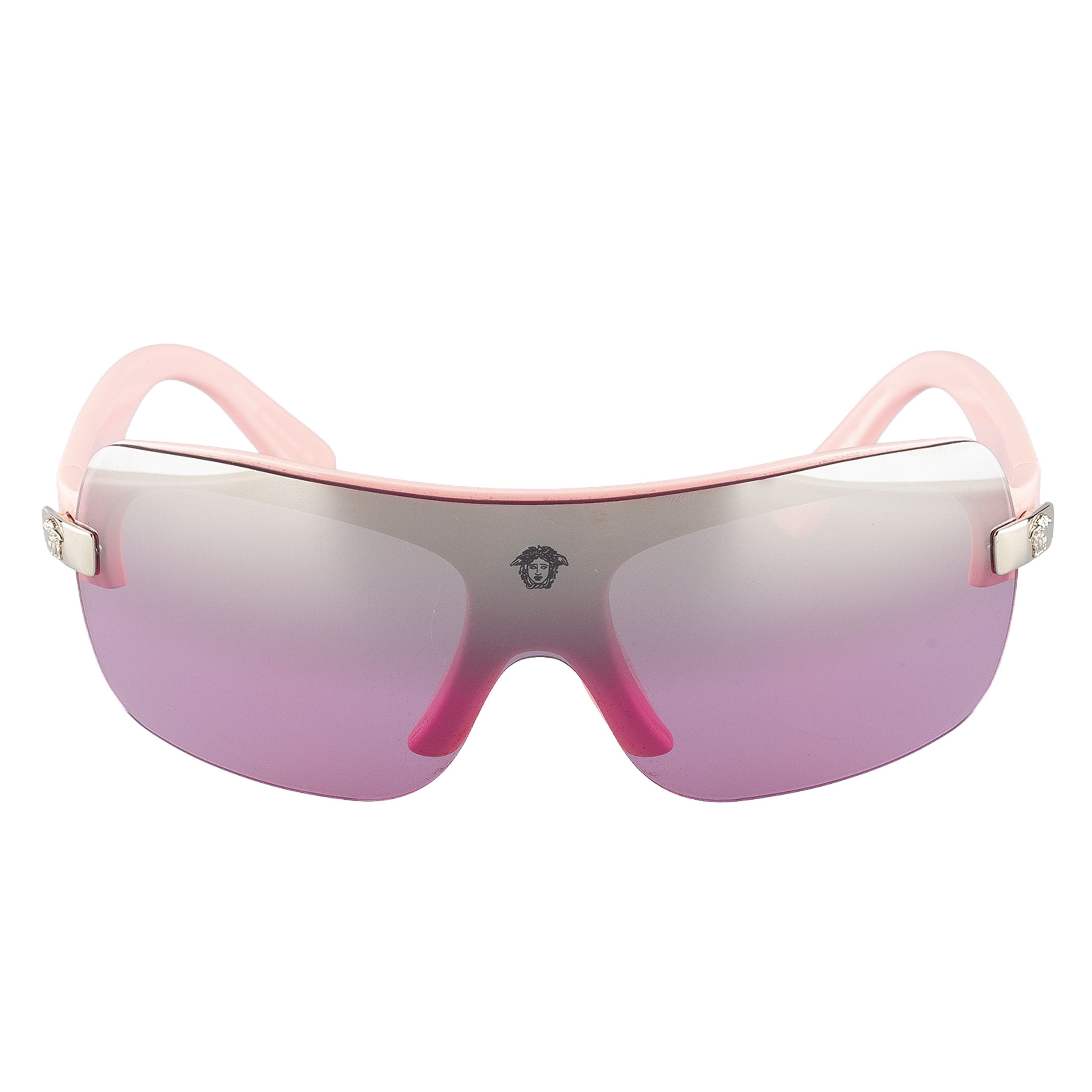 Versace Versace 4018-V 333/7A Pink Shield Sunglasses Size ONE SIZE - 1 Thumbnail