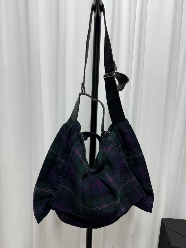Yohji Yamamoto yohji yamamoto Wool check candy shoulder bag 2504-Nextarrow Size ONE SIZE - 4 Thumbnail